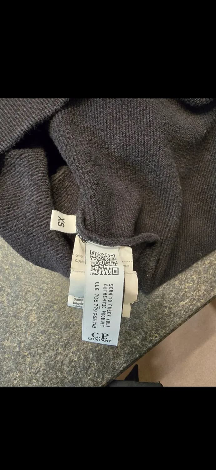 cp 컴퍼니 맨투맨 블랙 xs 상품이미지4