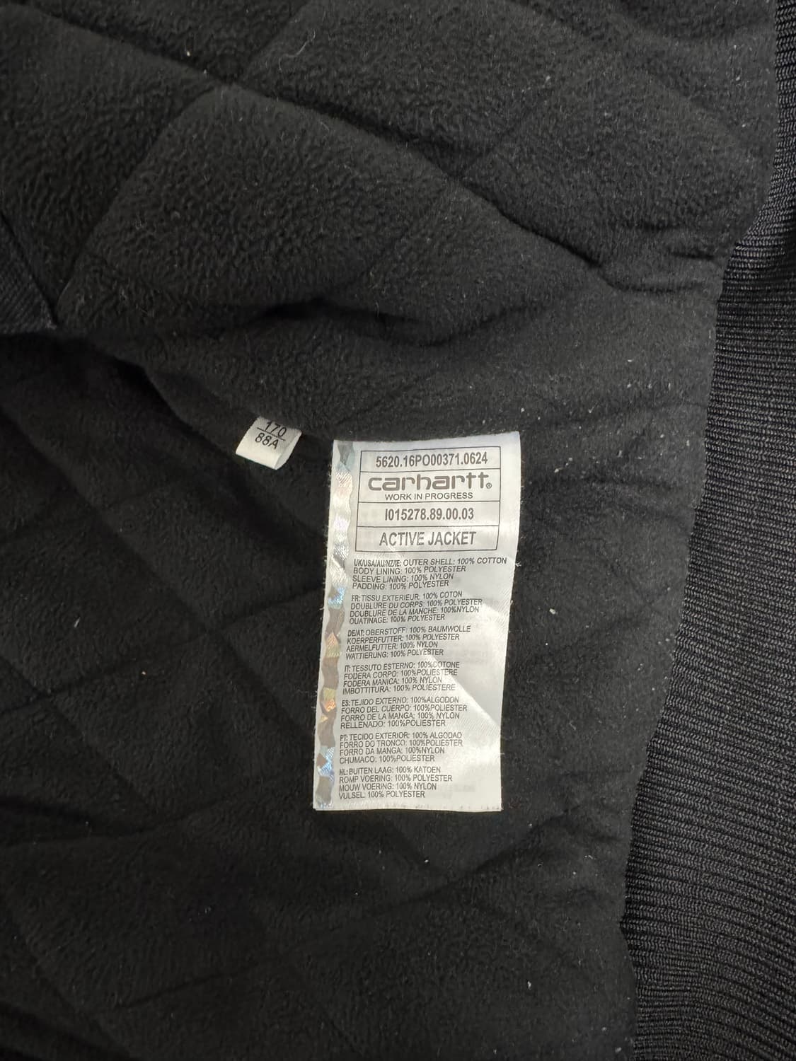 칼하트 덕 액티브 자켓 S 사이즈 상품이미지3