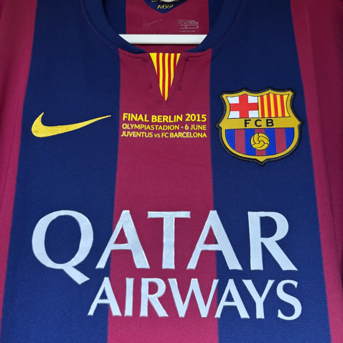 14-15 바르셀로나 홈 챔스결승 메시 유니폼 상품이미지3