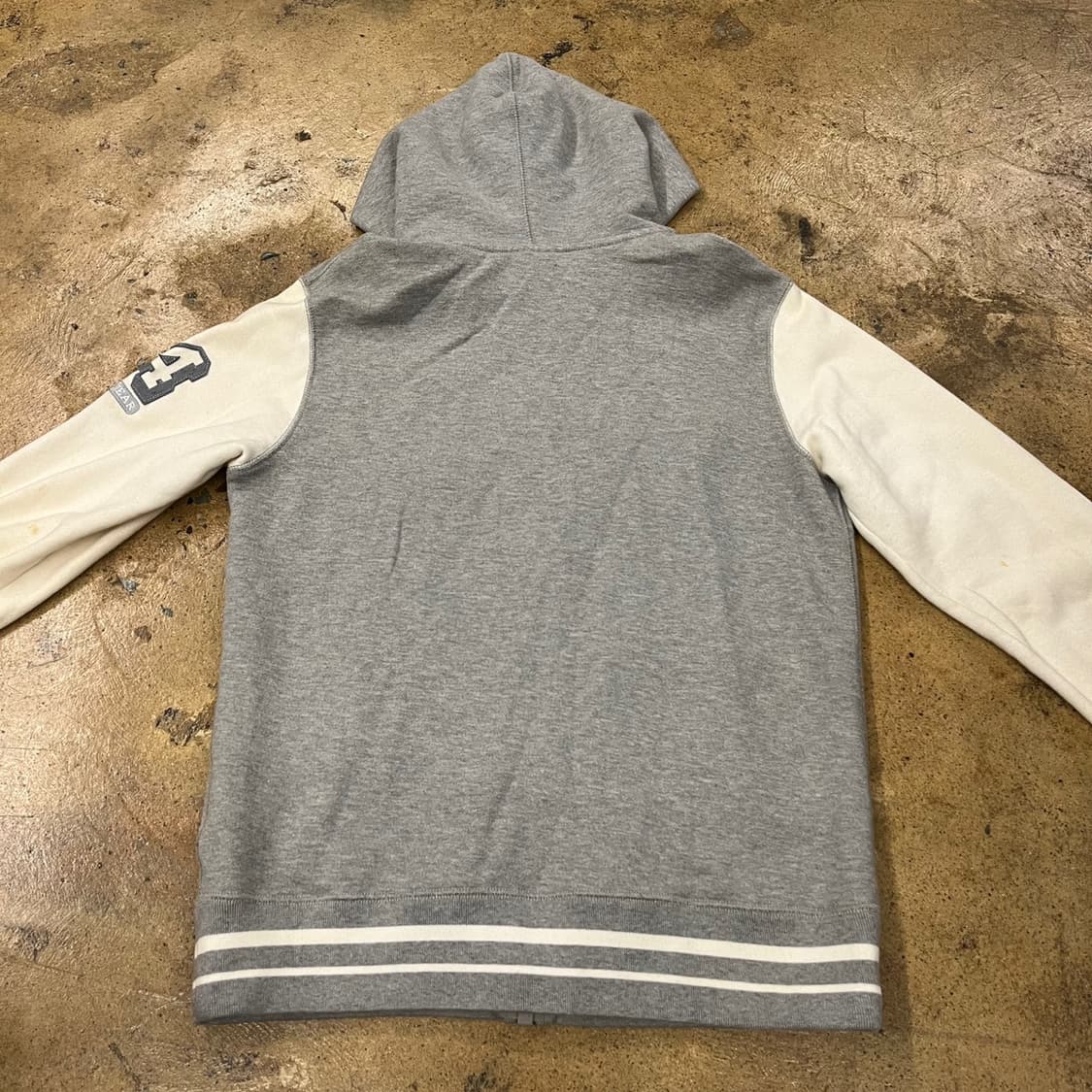 나이키 배색 그레이 화이트 후드집업 상품이미지4