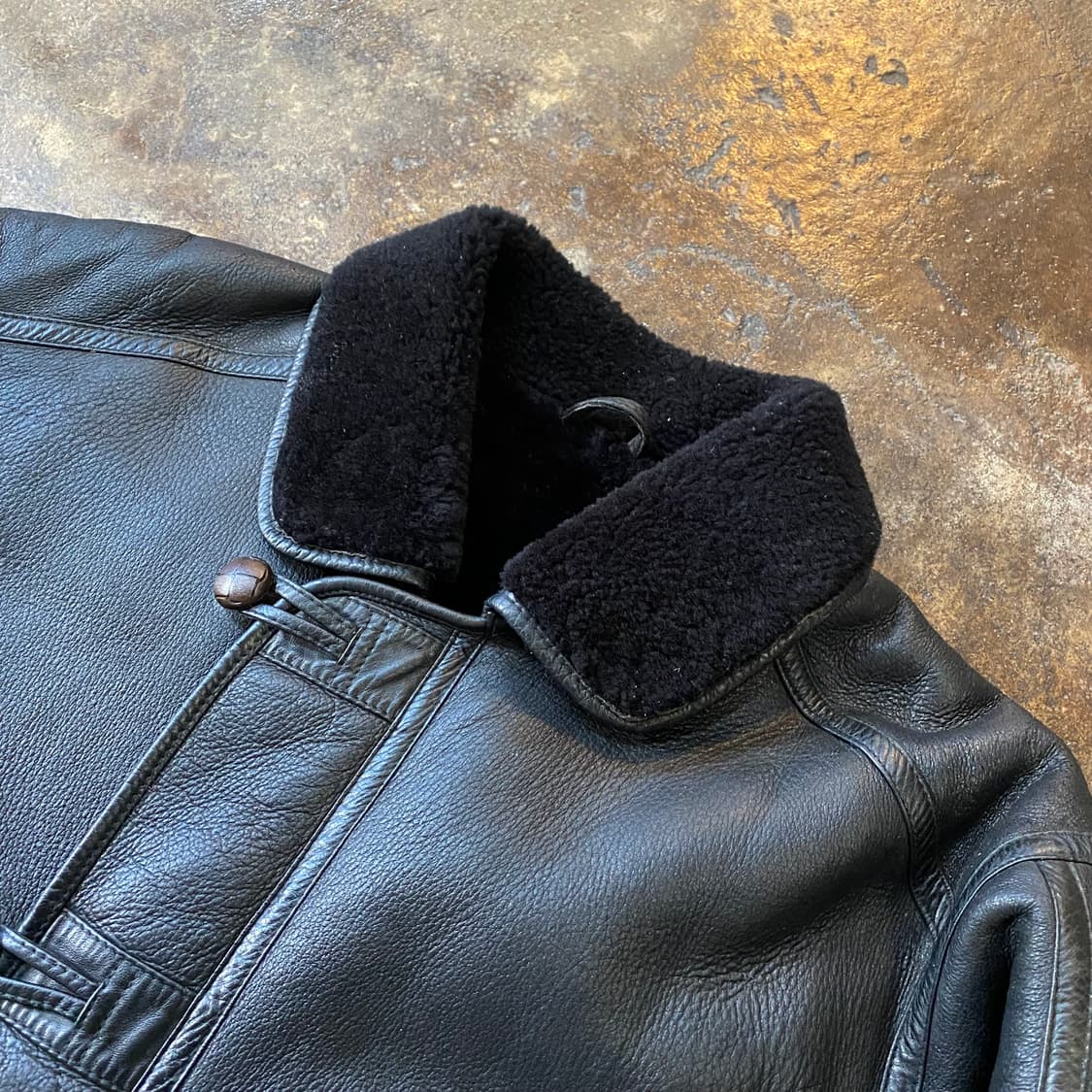 일본 빈티지 무스탕 코트 상품이미지2