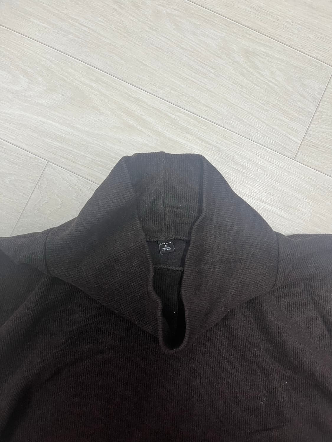 유니클로 후리스 모크넥(블랙, 브라운) 상품이미지5