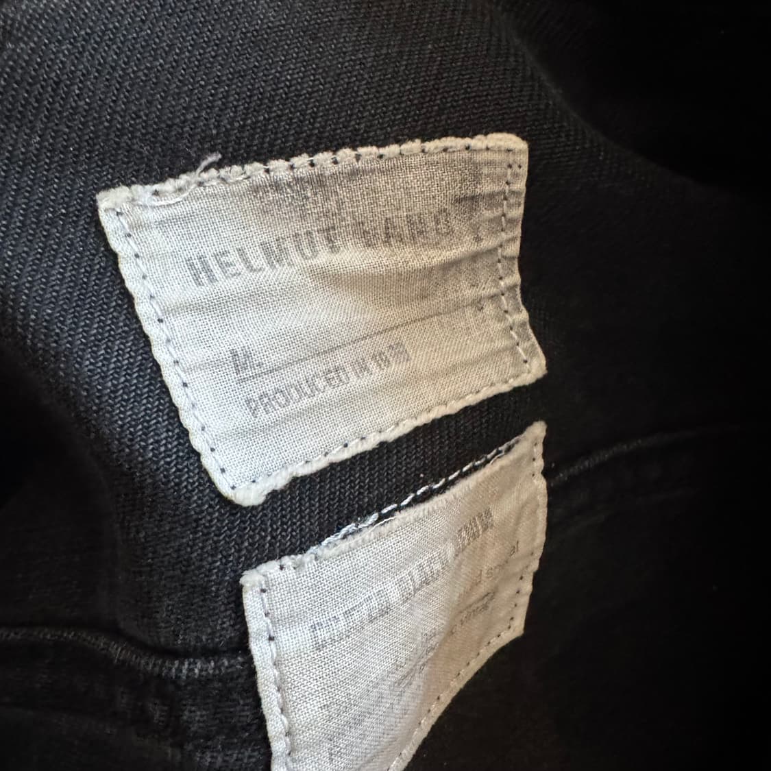 1999 helmut lang coated 트러커 상품이미지2