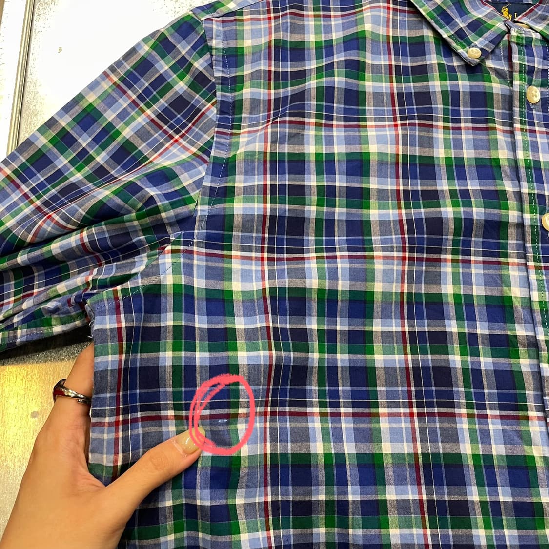 (XL) POLO 폴로 랄프로렌 체크 셔츠 상품이미지7