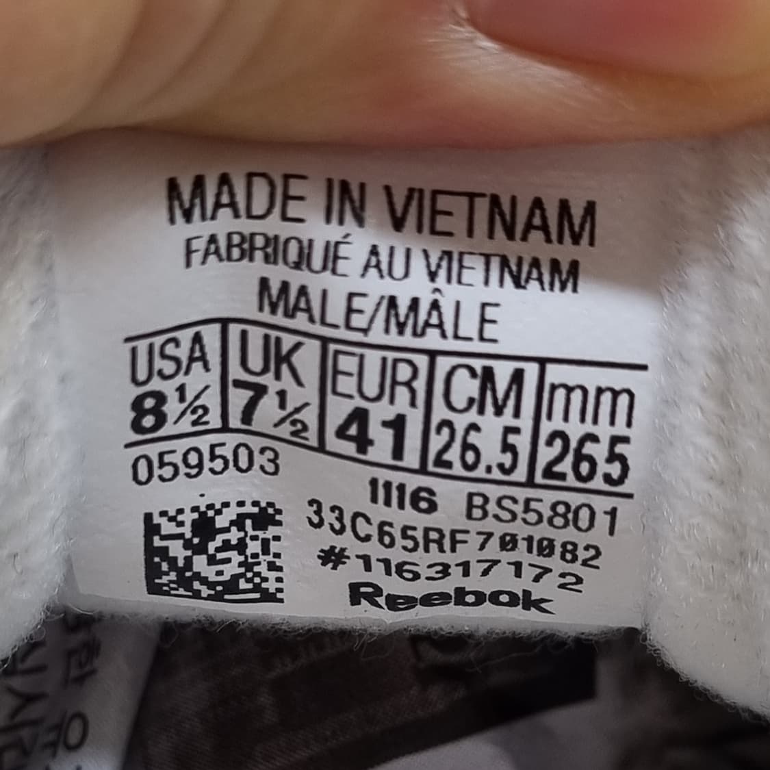 리복 라피데 남성운동화265 상품이미지6