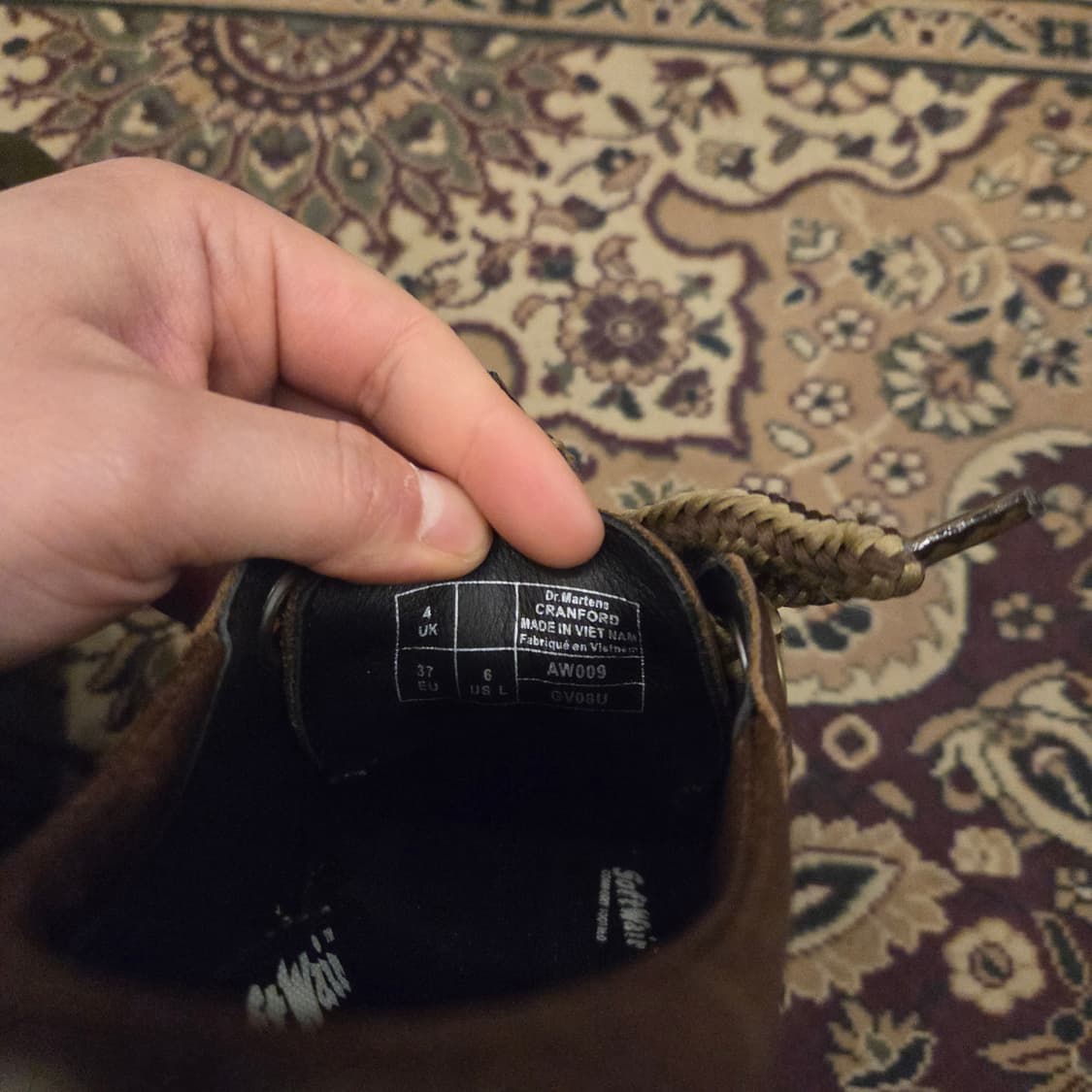 닥터마틴 크랜포드 크레이지홀스 브라운 uk4 230-235 상품이미지6