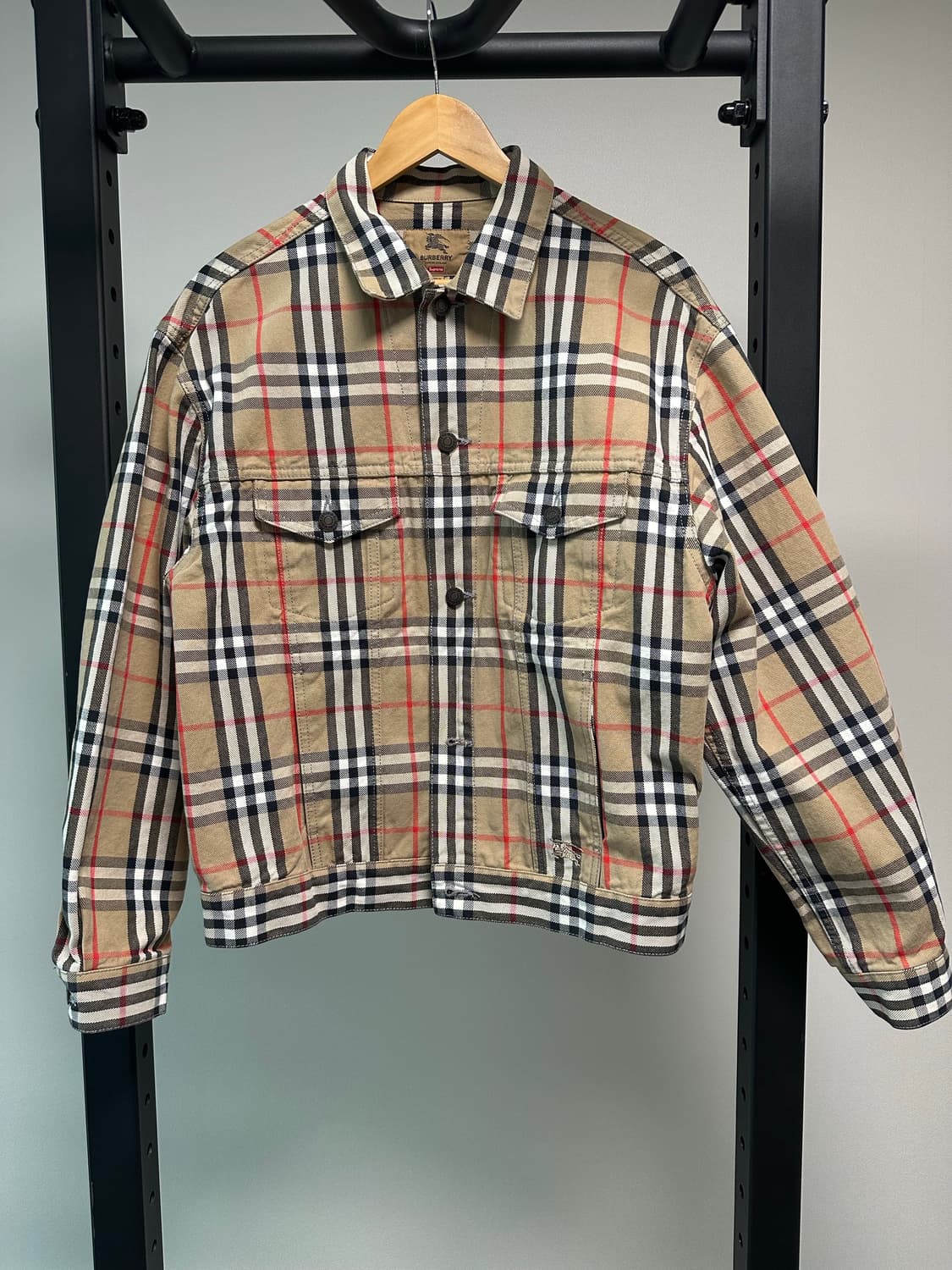 슈프림 버버리 데님 트러커 상품이미지1