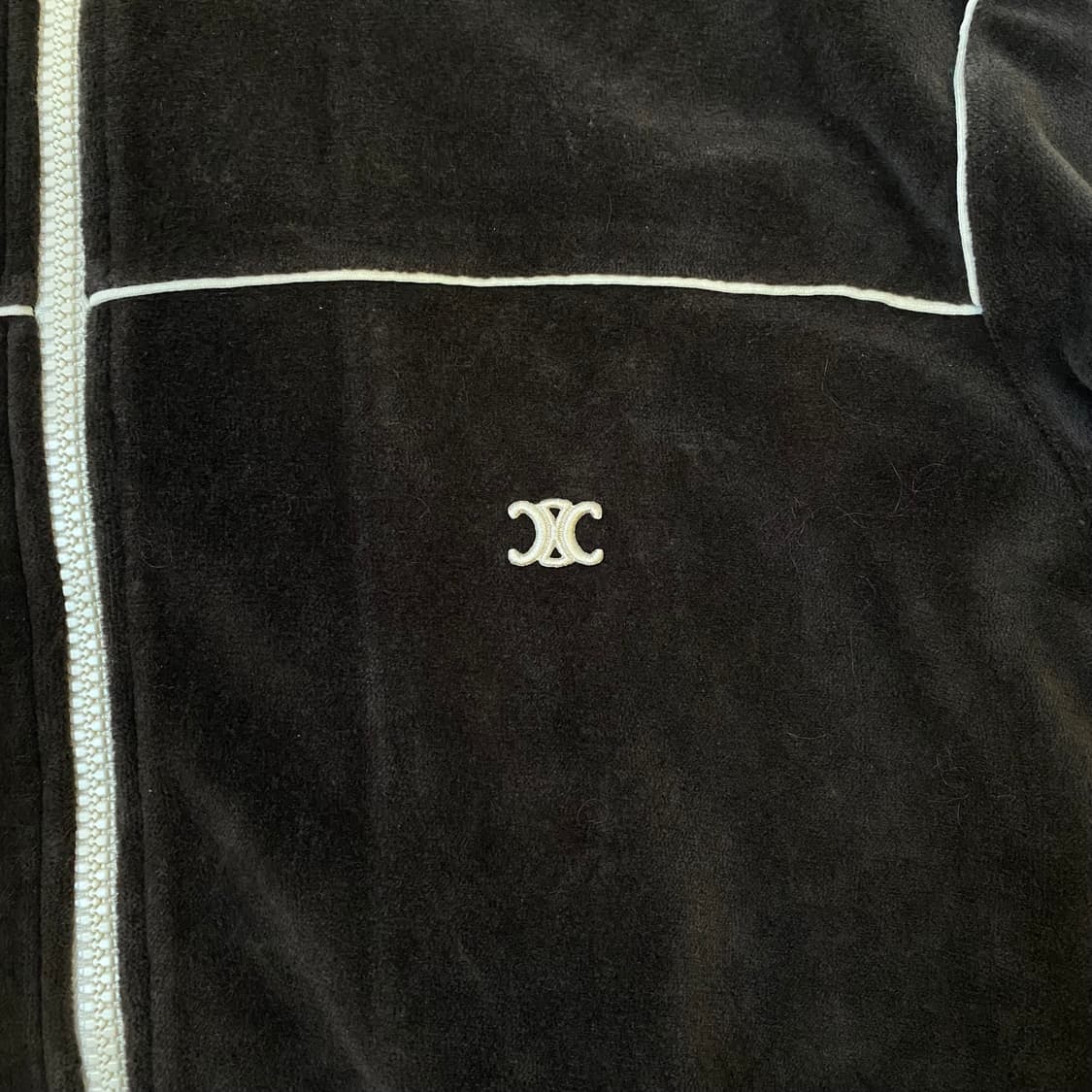 [M] 셀린느 트리옹프 트랙수트 벨벳 저지 자켓 상품이미지7