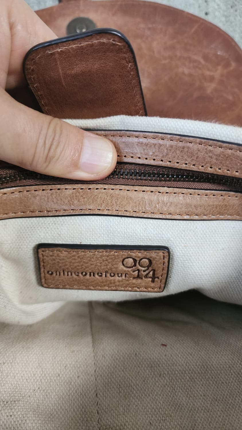 0914 빈티지스타일 브라운 가죽 백팩 상품이미지6