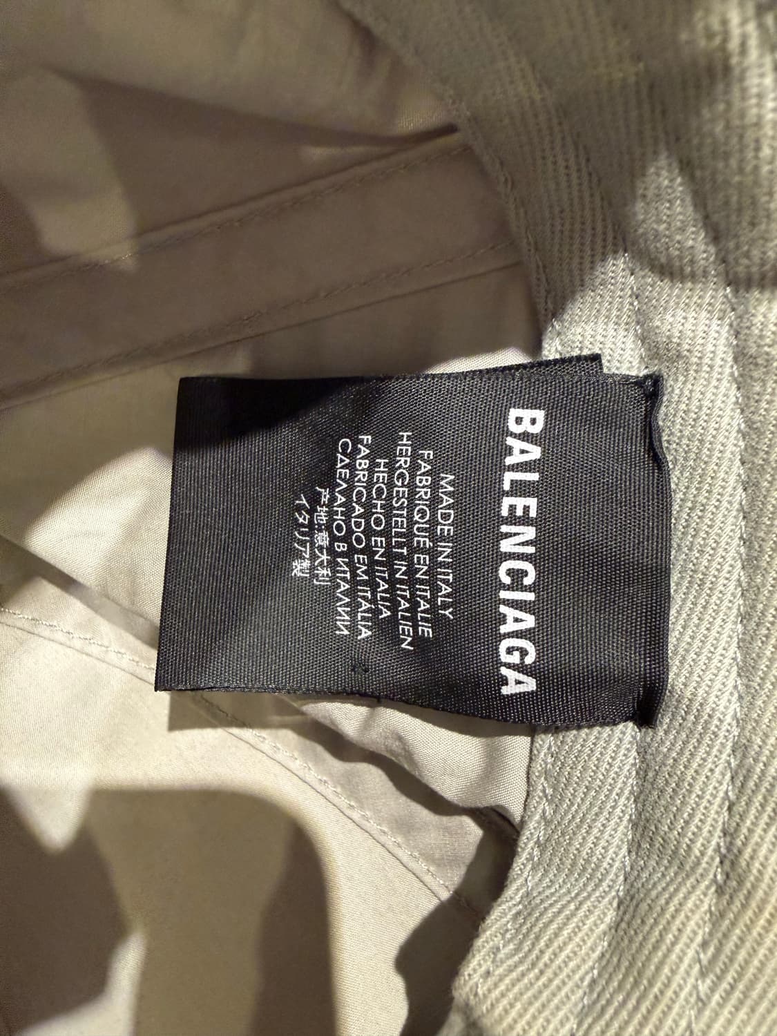 발렌시아가 볼캡 그레이 L 상품이미지5