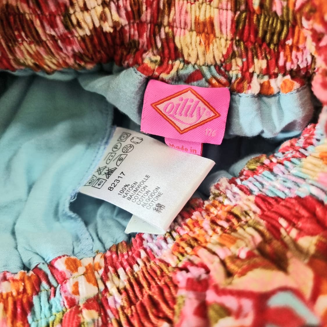 오일릴리 Oilily 코듀로이 플라워 캉캉 스커트 밴딩 치마 / 상태완벽 상품이미지8