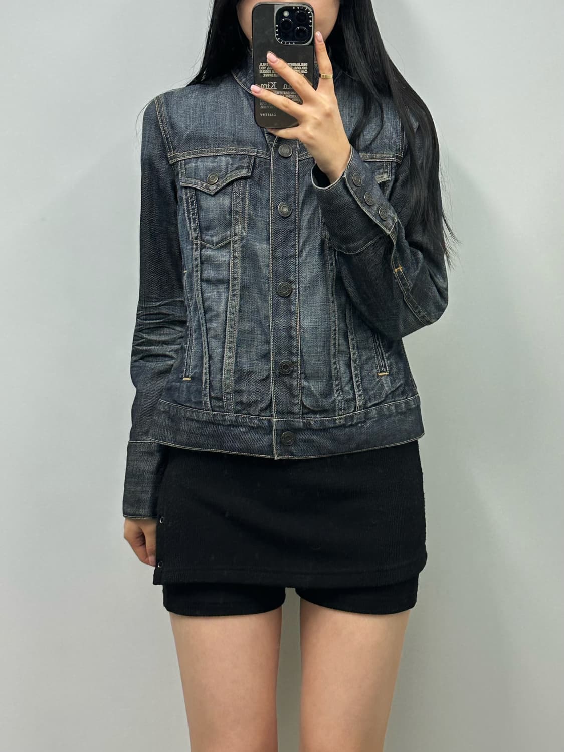 Gap 차이나카라 워싱 데님 자켓 상품이미지2