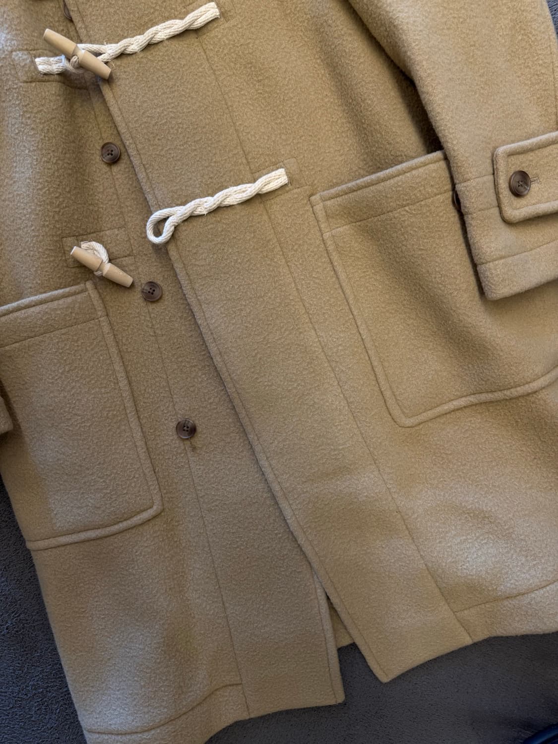 커버낫 울 더플코트 처분  상품이미지3