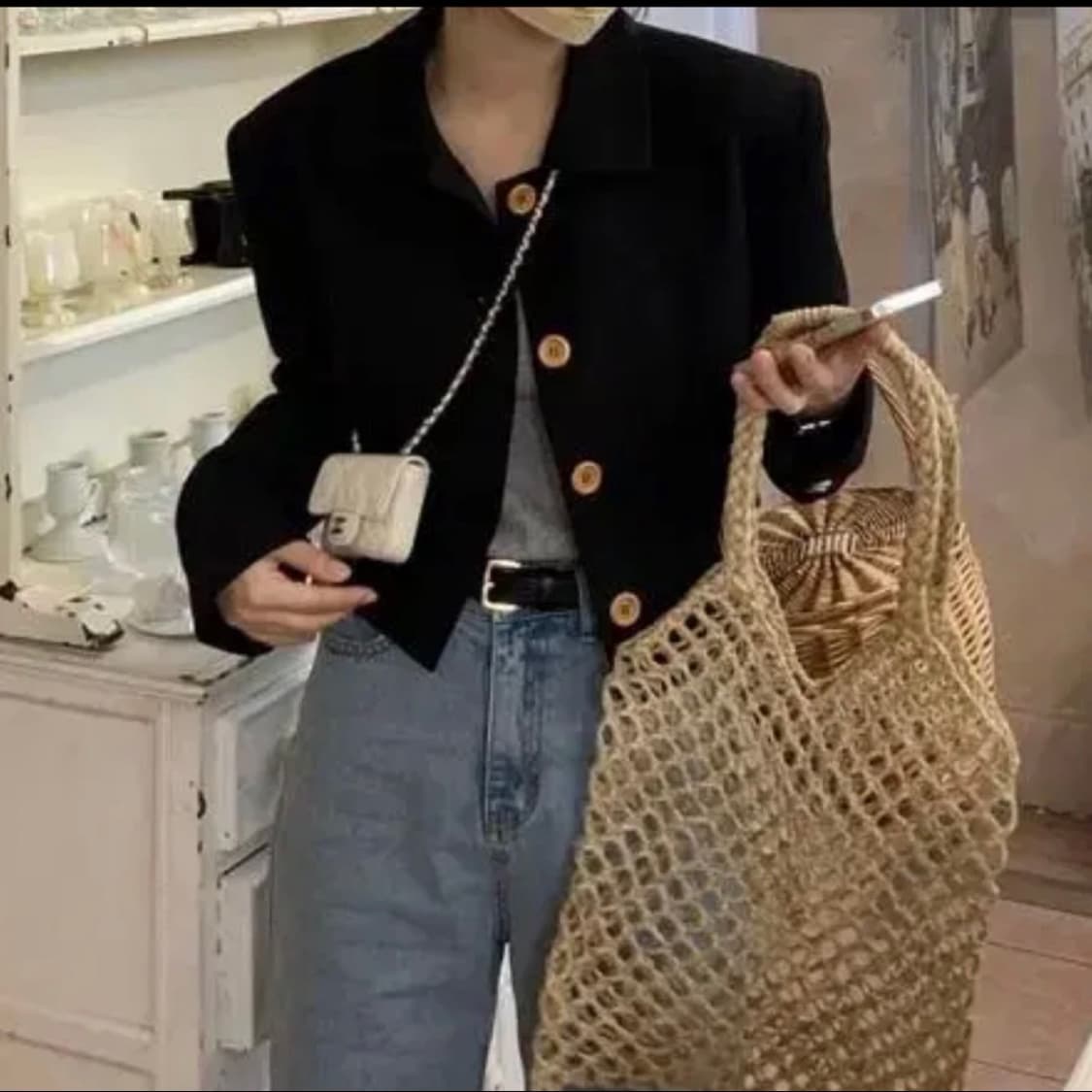 위드아웃썸머 bread jacket black 자켓 상품이미지1
