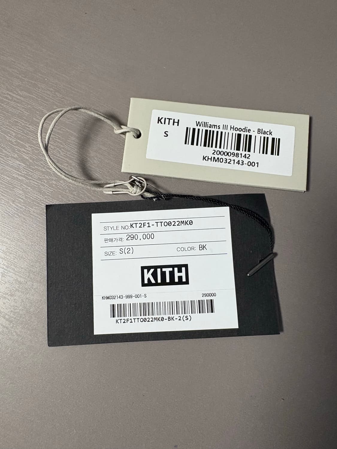 KITH 키쓰 로고 후드 블랙 S 상품이미지4