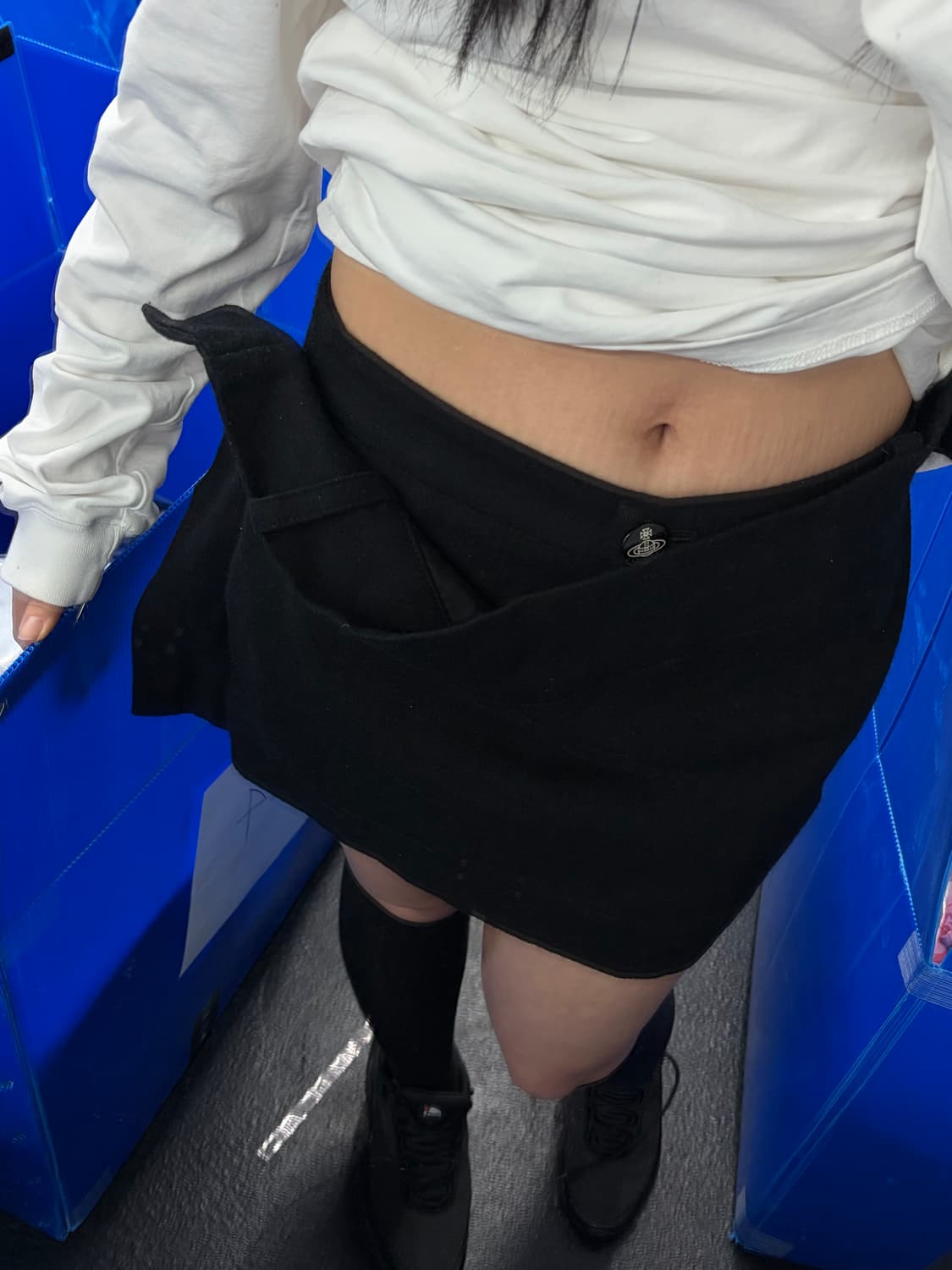 비비안웨스트우드 울 미니 스커트 상품이미지5