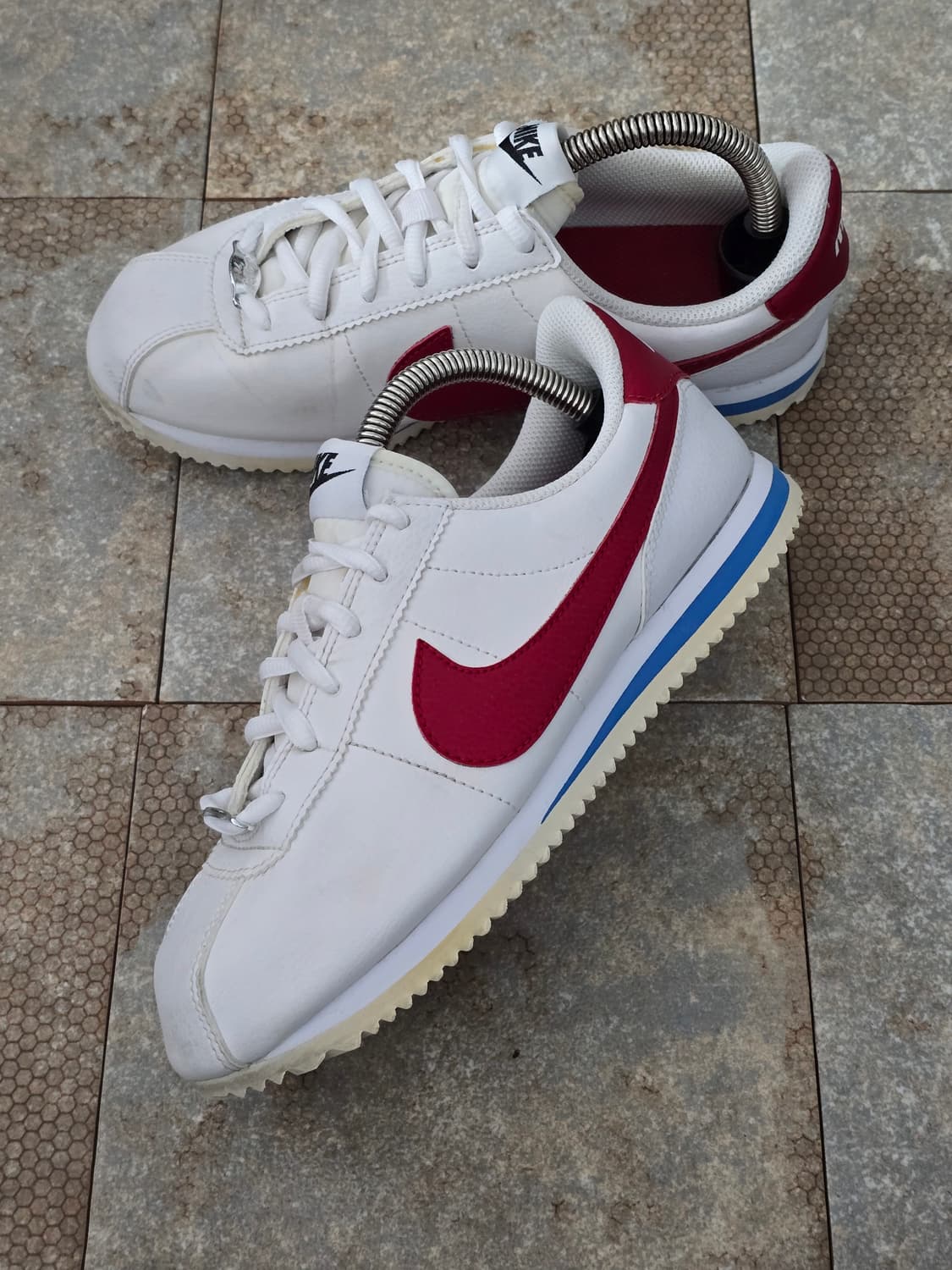 (235)나이키 코르테즈 베이직 화이트 레드  상품이미지3