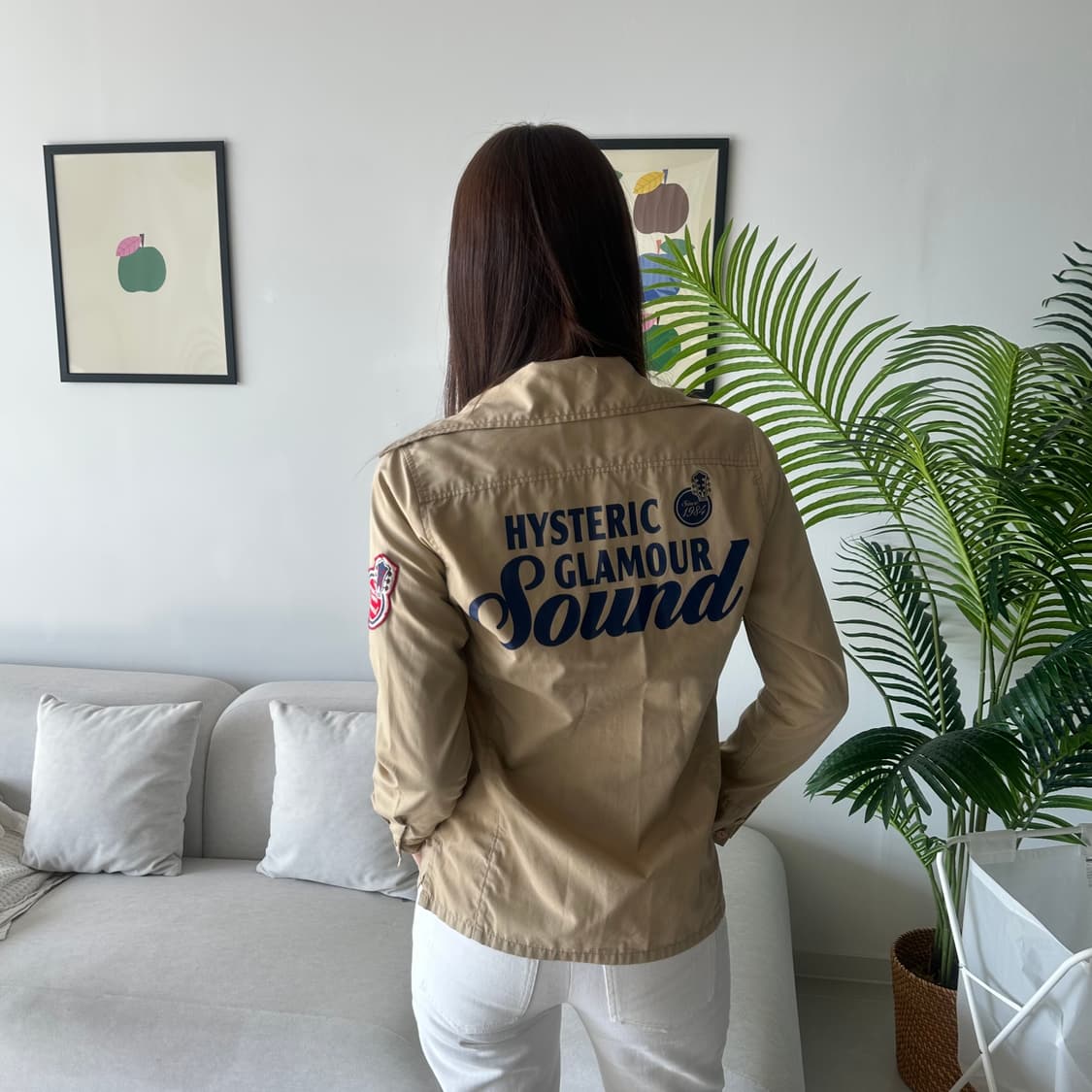 히스테릭글래머 hysteric glamour 로고 셔츠 상품이미지1