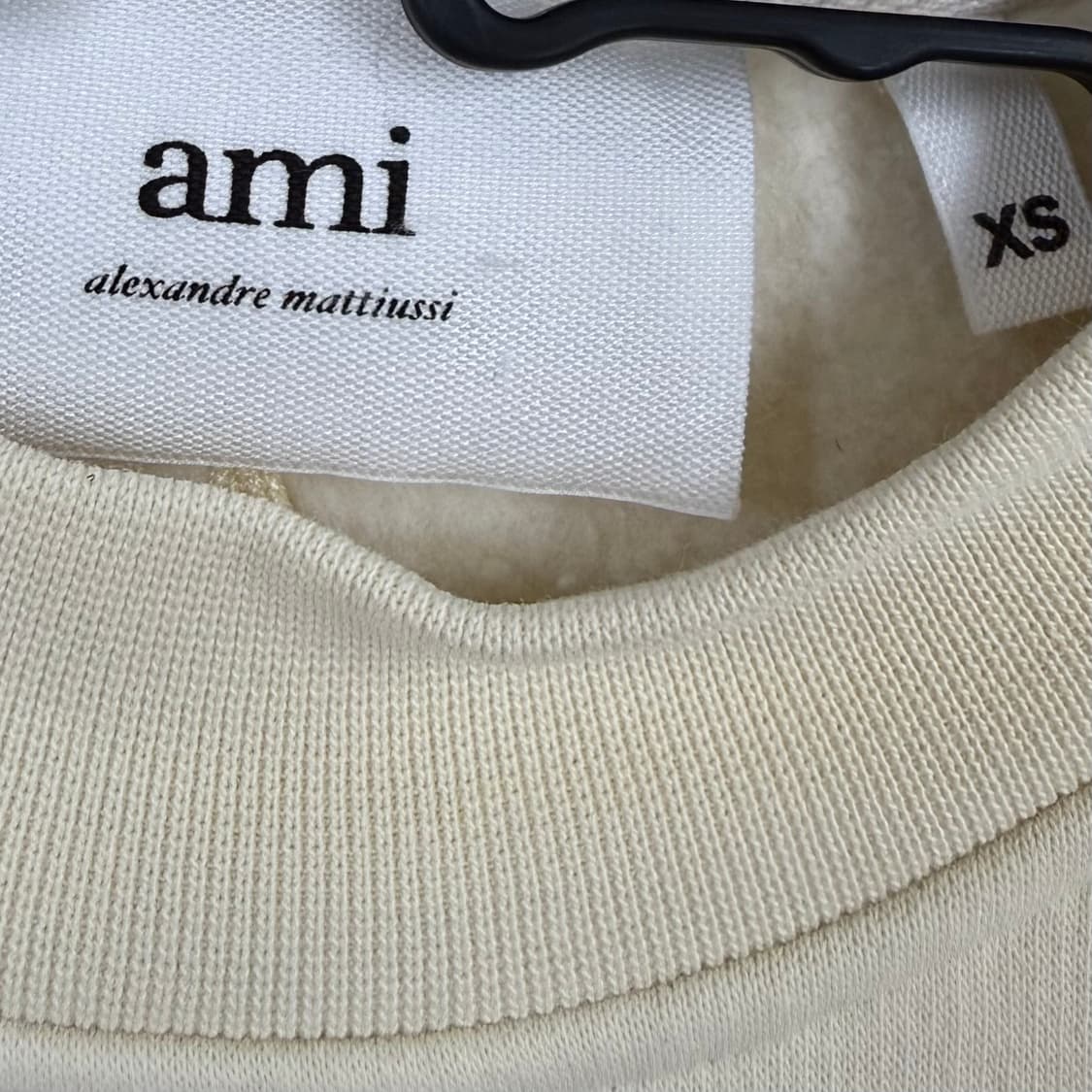 아미 스몰로고 기모 맨투맨 xs 상품이미지2