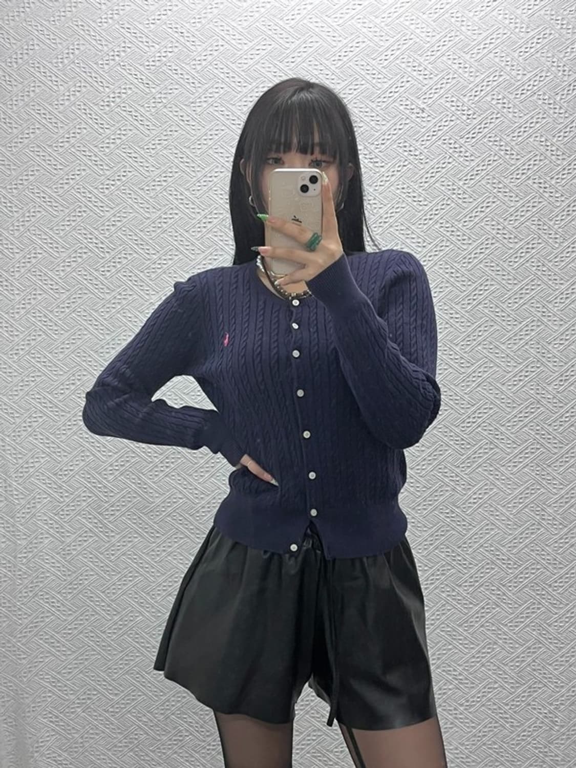 폴로 랄프로렌 모던캐주얼 여리슬림핏 꽈배기 가디건 XL C09359 상품이미지2