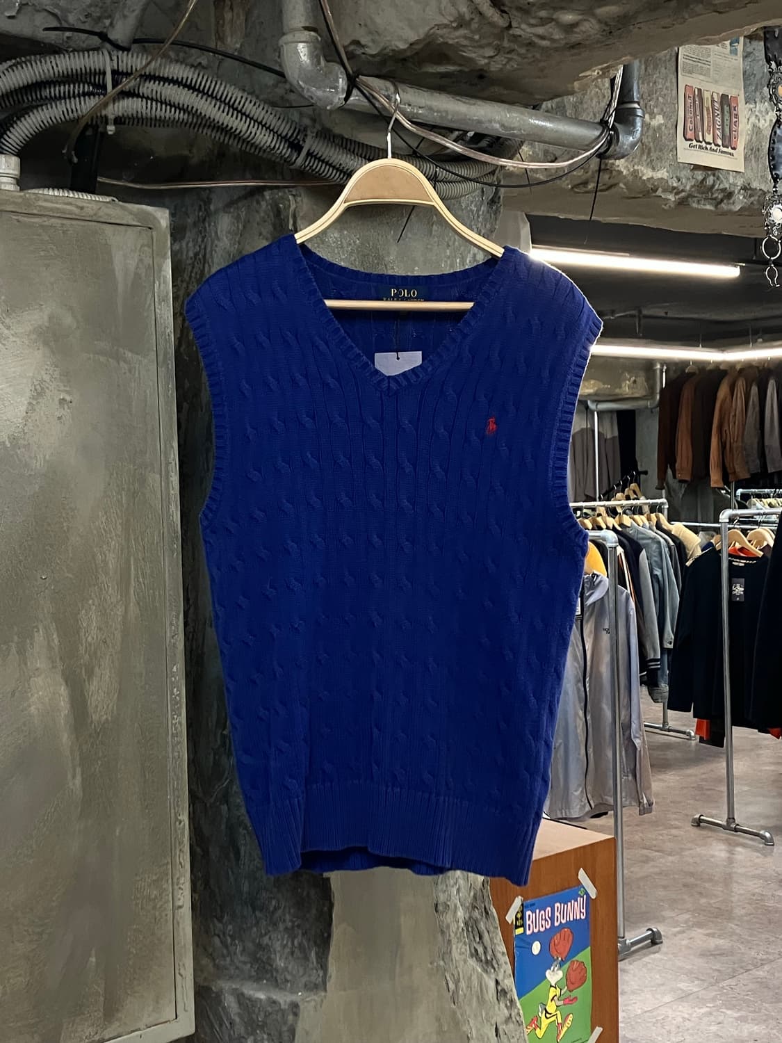 폴로 랄프로렌 니트 베스트 네이비 L #csz2707 상품이미지1