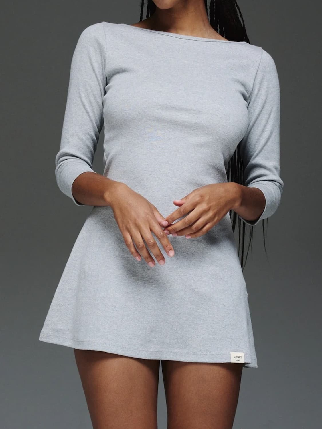 [M] 글로니 3/4 컴포트 드레스 그레이 상품이미지1