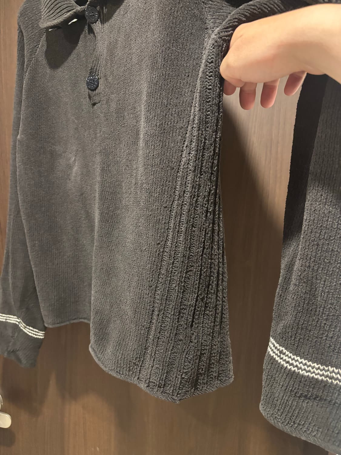 [M, 100~103] 스톤아일랜드 코튼 니트 Made in Italy 상품이미지4