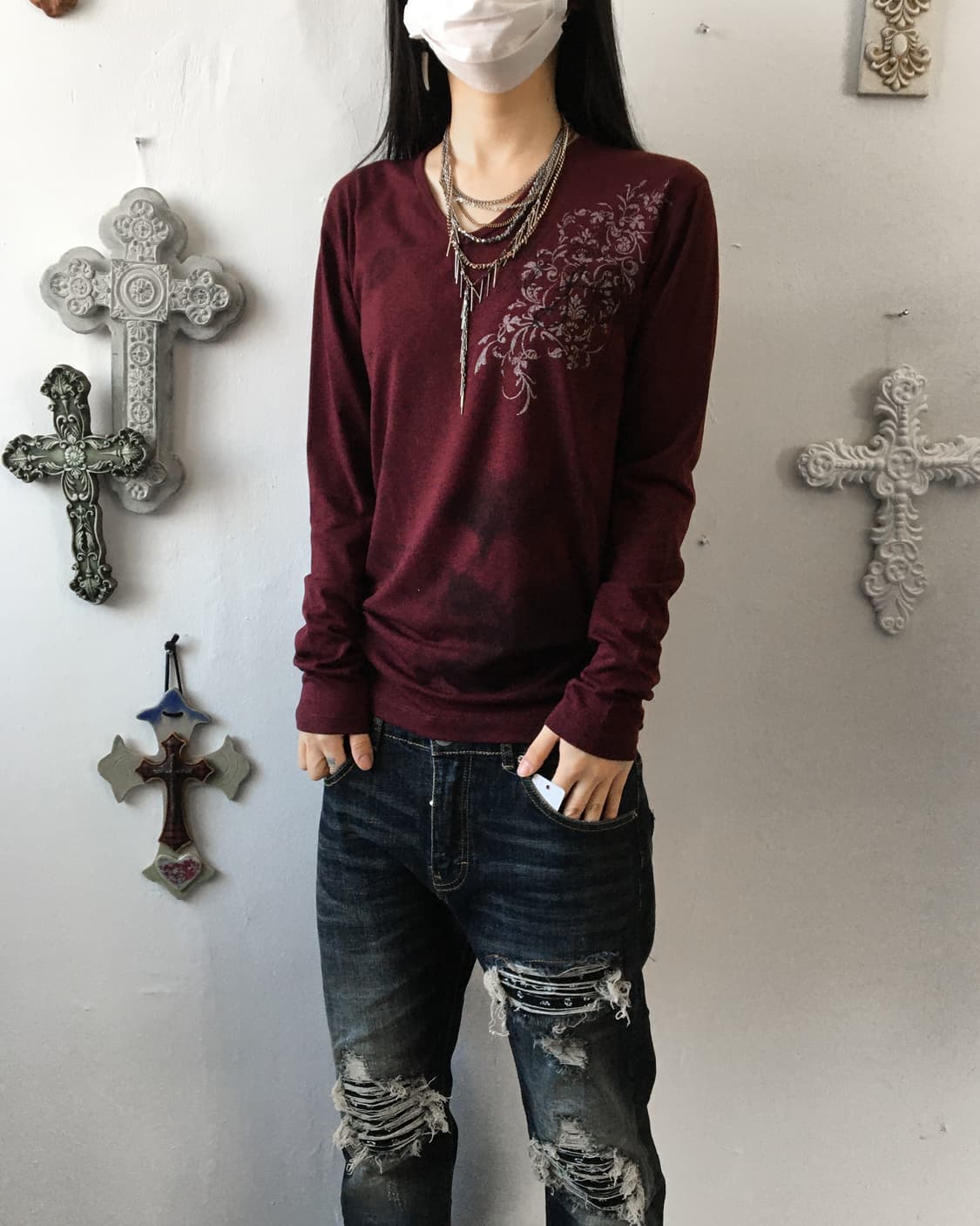 Nicole club for men printing sleeve 상품이미지5