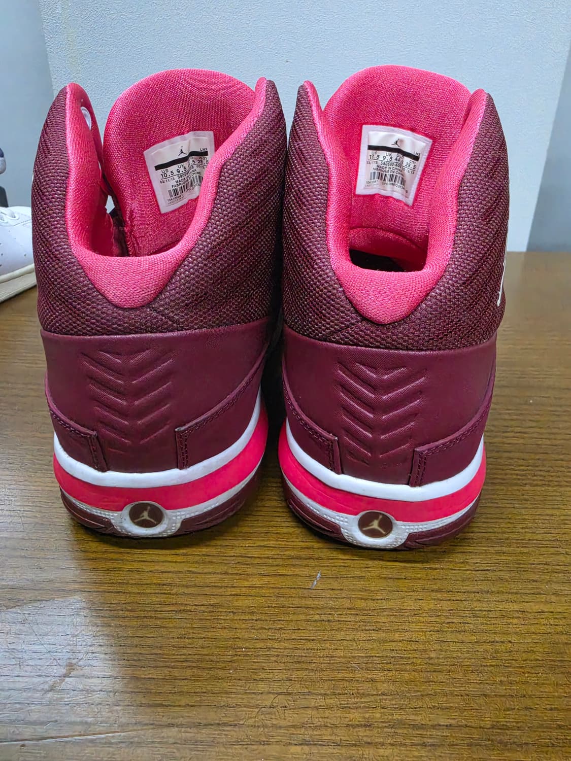 조던 B'O 농구화 버건디/화이트 상품이미지5