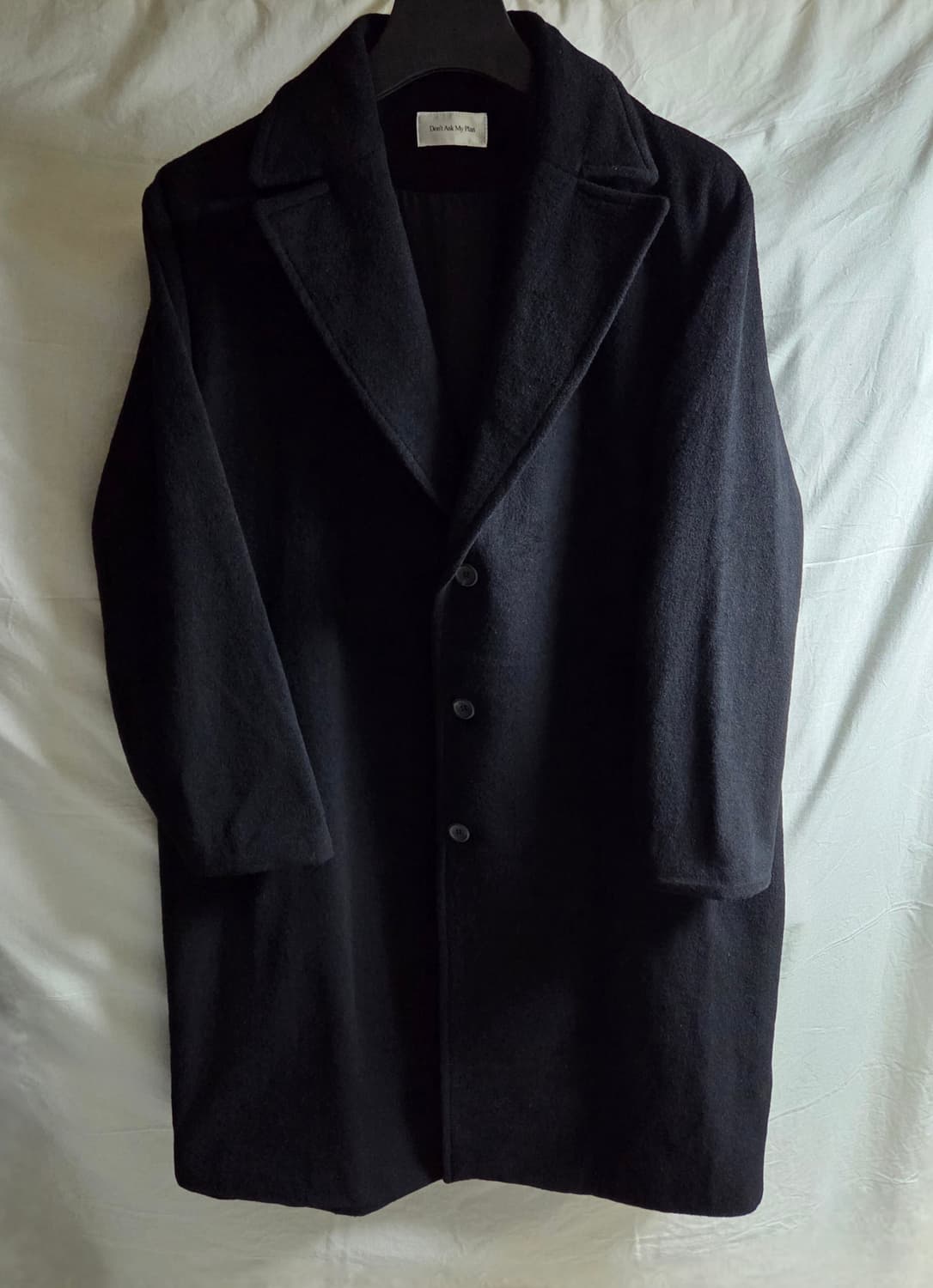 DAMP 캐시미어 50% 코트 블랙 3(105) 상품이미지1