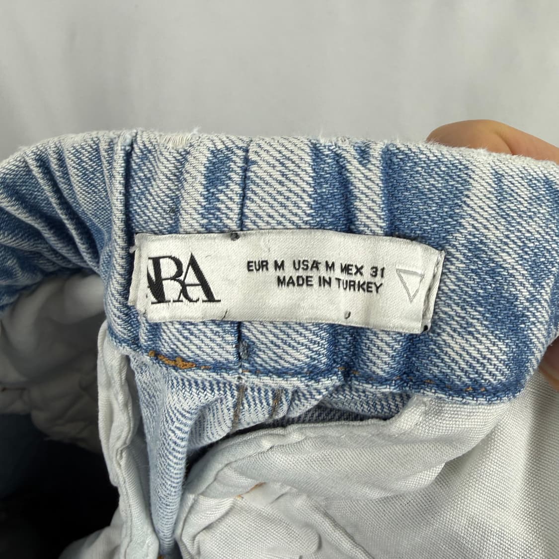 (31) 자라 밴딩 연청 데님 팬츠 상품이미지6