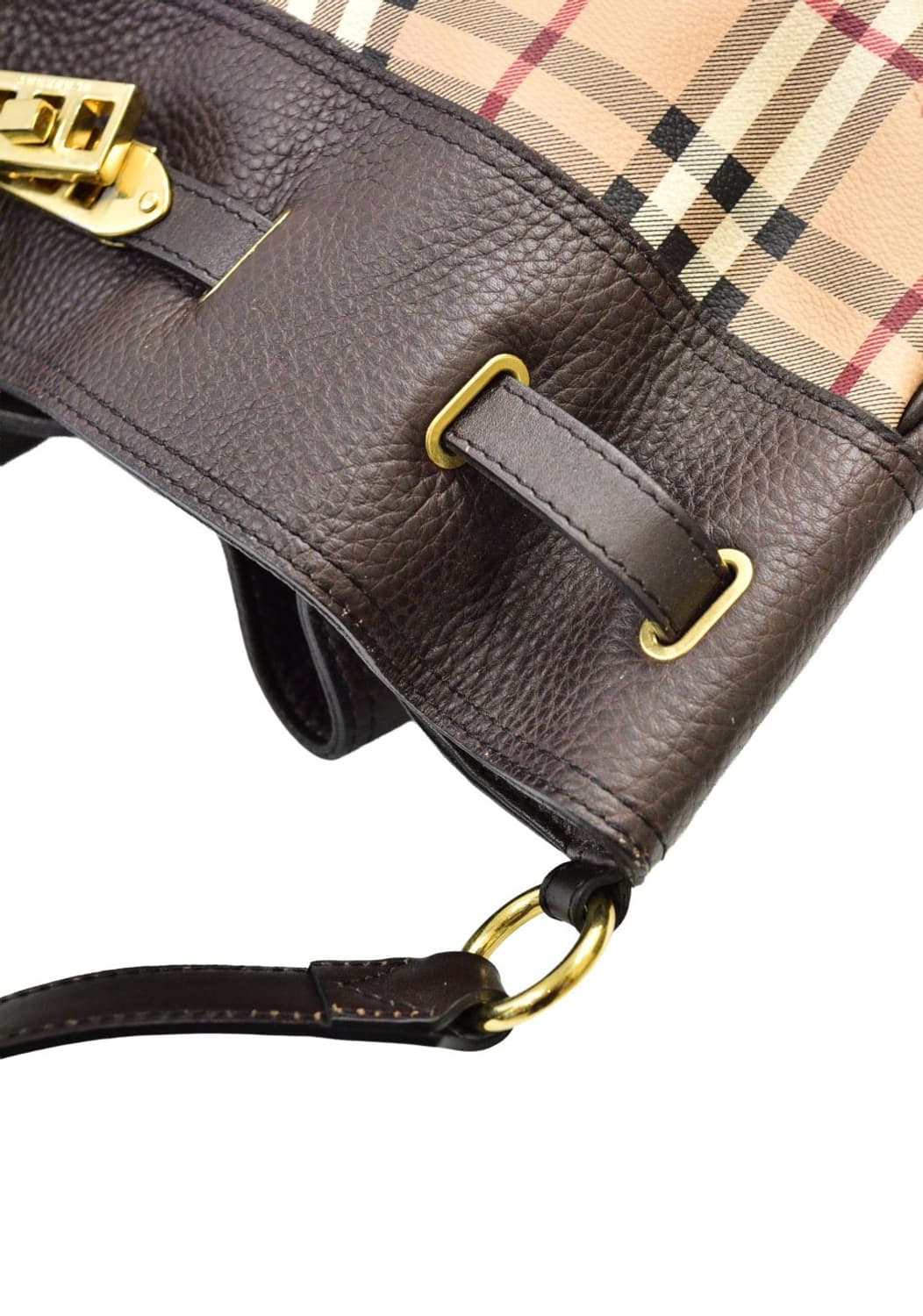 버버리 헤이마켓 체크 월든 벨트 호보 숄더백 (정품) 상품이미지8