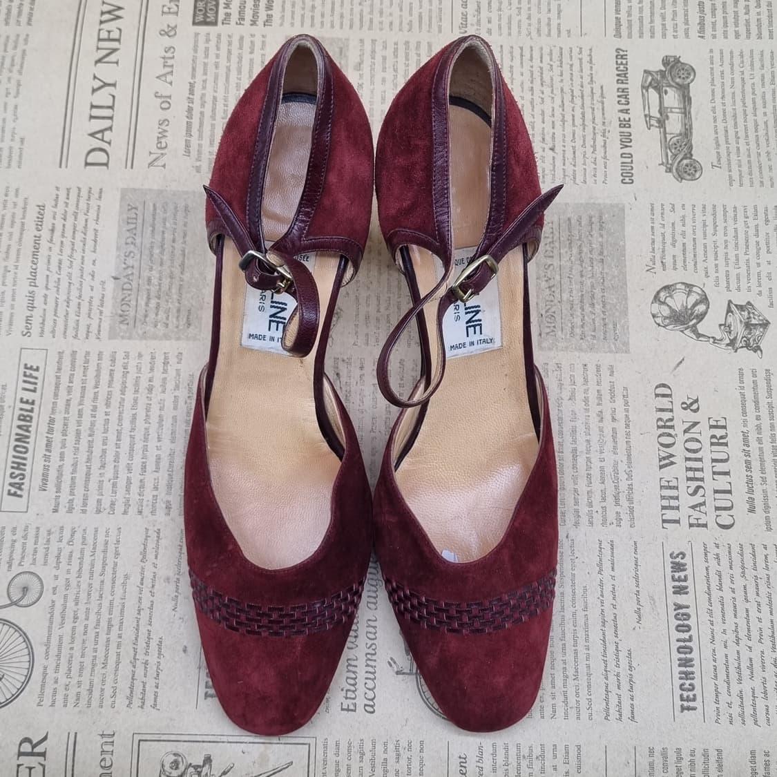 셀린느 스웨이드 메리제인힐7.5 240 굽9 상품이미지2