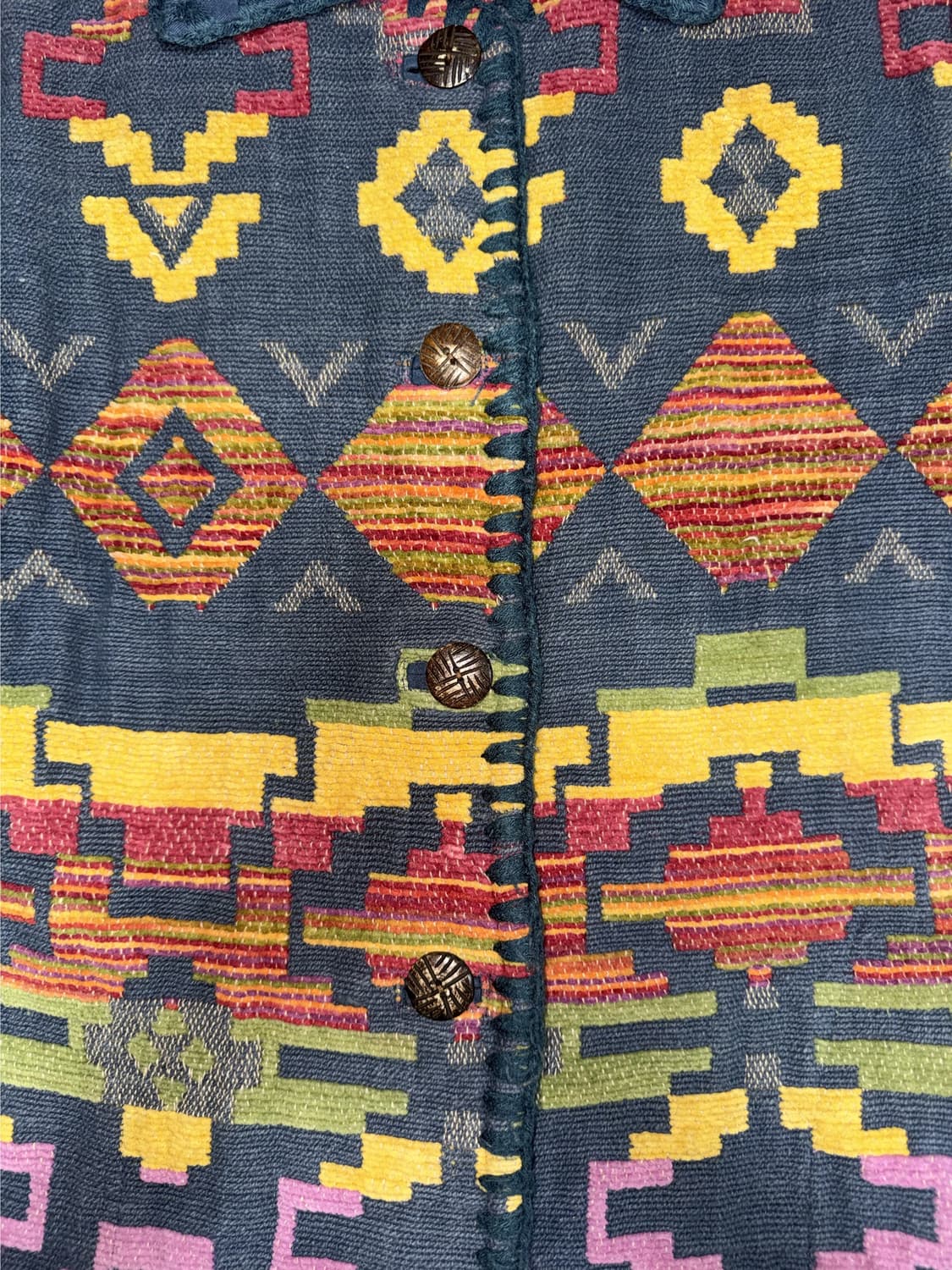 에스닉 패턴 버튼 자켓 상품이미지5