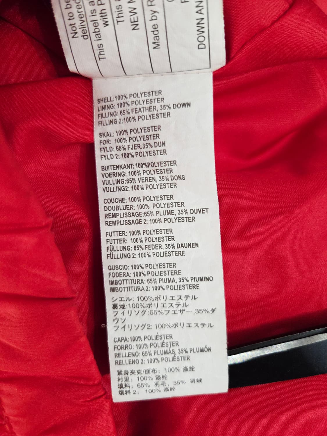 홀리스터 레돈도 레드 다운 후드 패딩 상품이미지8