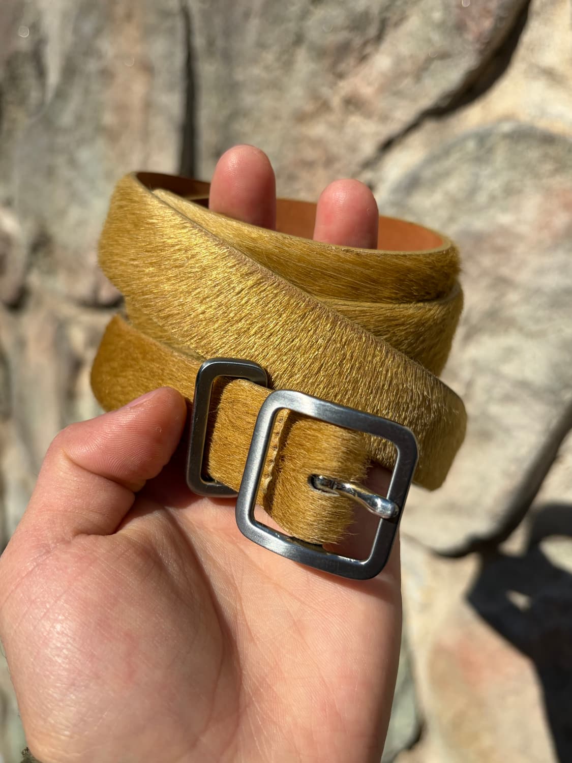 빈티지 미제 송치 벨트 상품이미지1