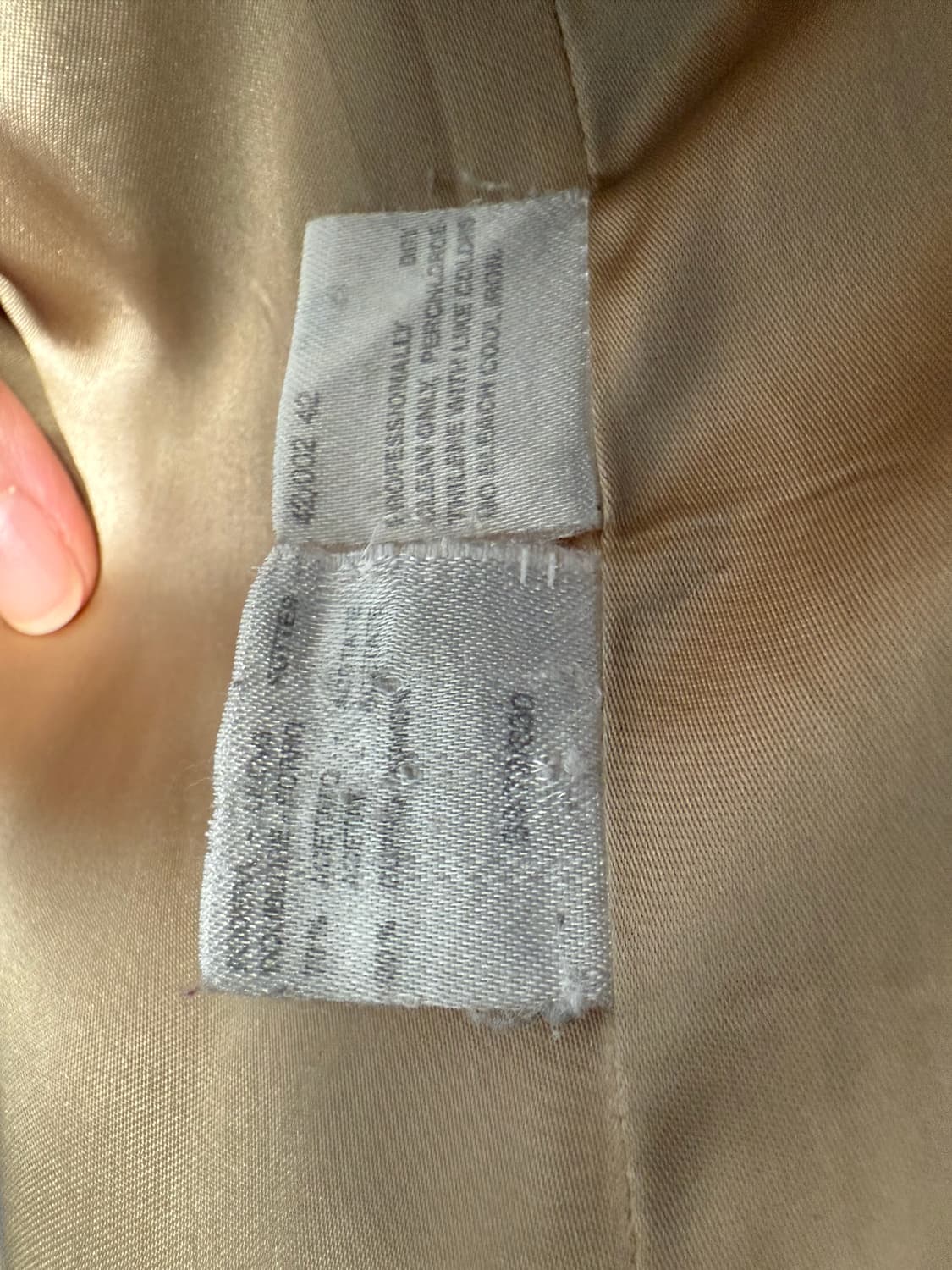 MaxMara 캐시미어 코트 베이지 상품이미지7