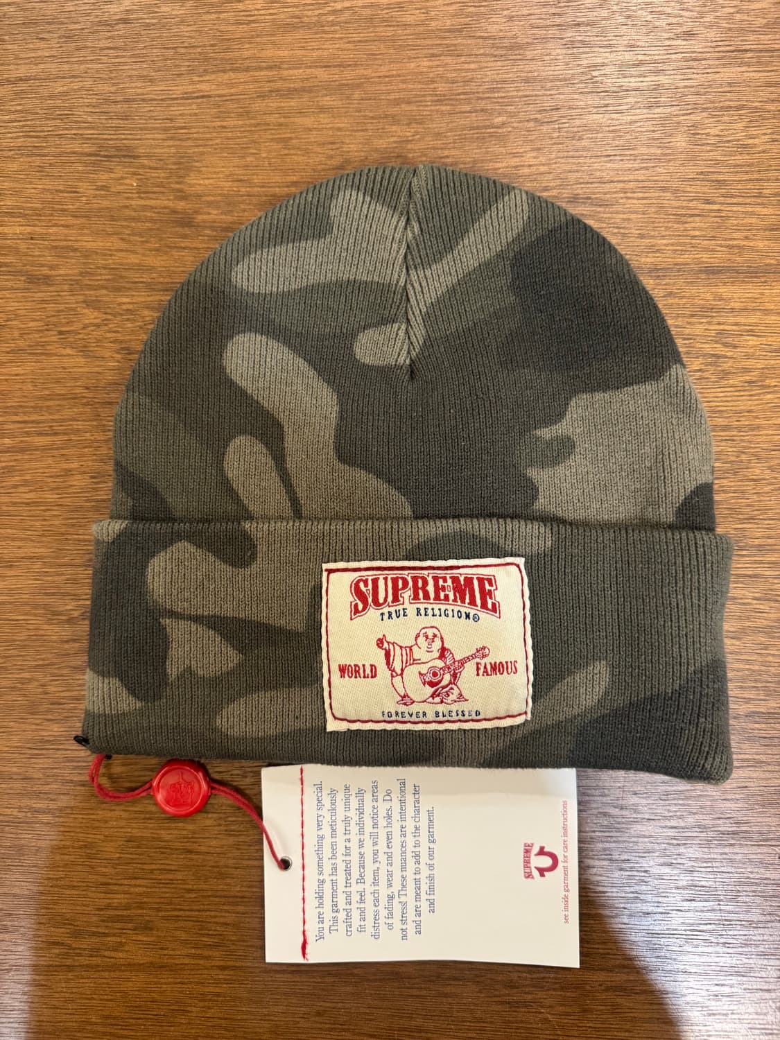 [OS] 슈프림 x 트루릴리전 비니 올리브 카모   상품이미지2