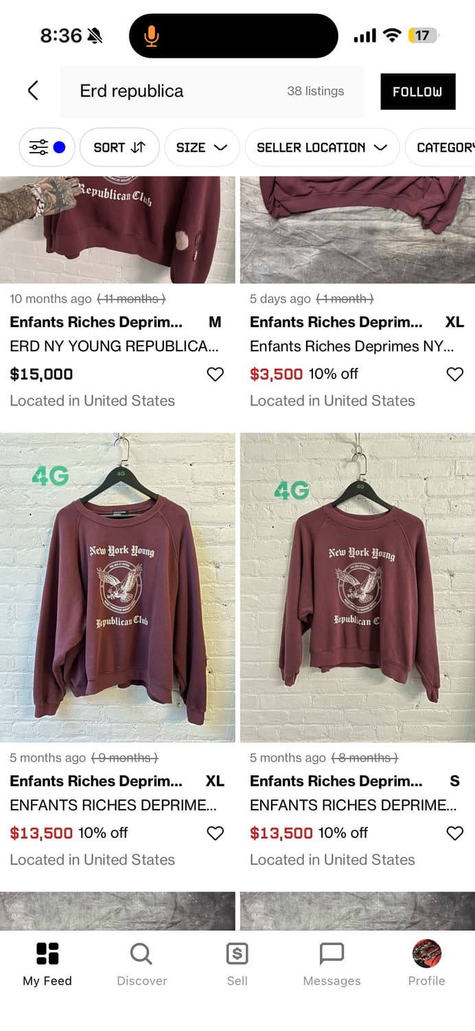 NYYRC SWEATSHIRTS M 상품이미지3