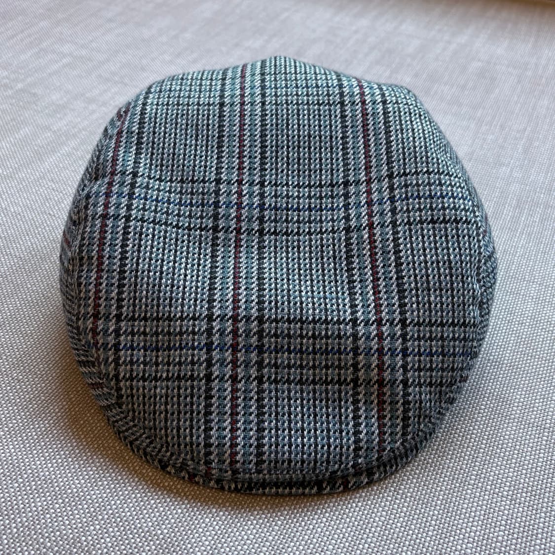 [새제품] 이태리 TOSCANINI 클래식 트위드 체크 플랫 캡 상품이미지3