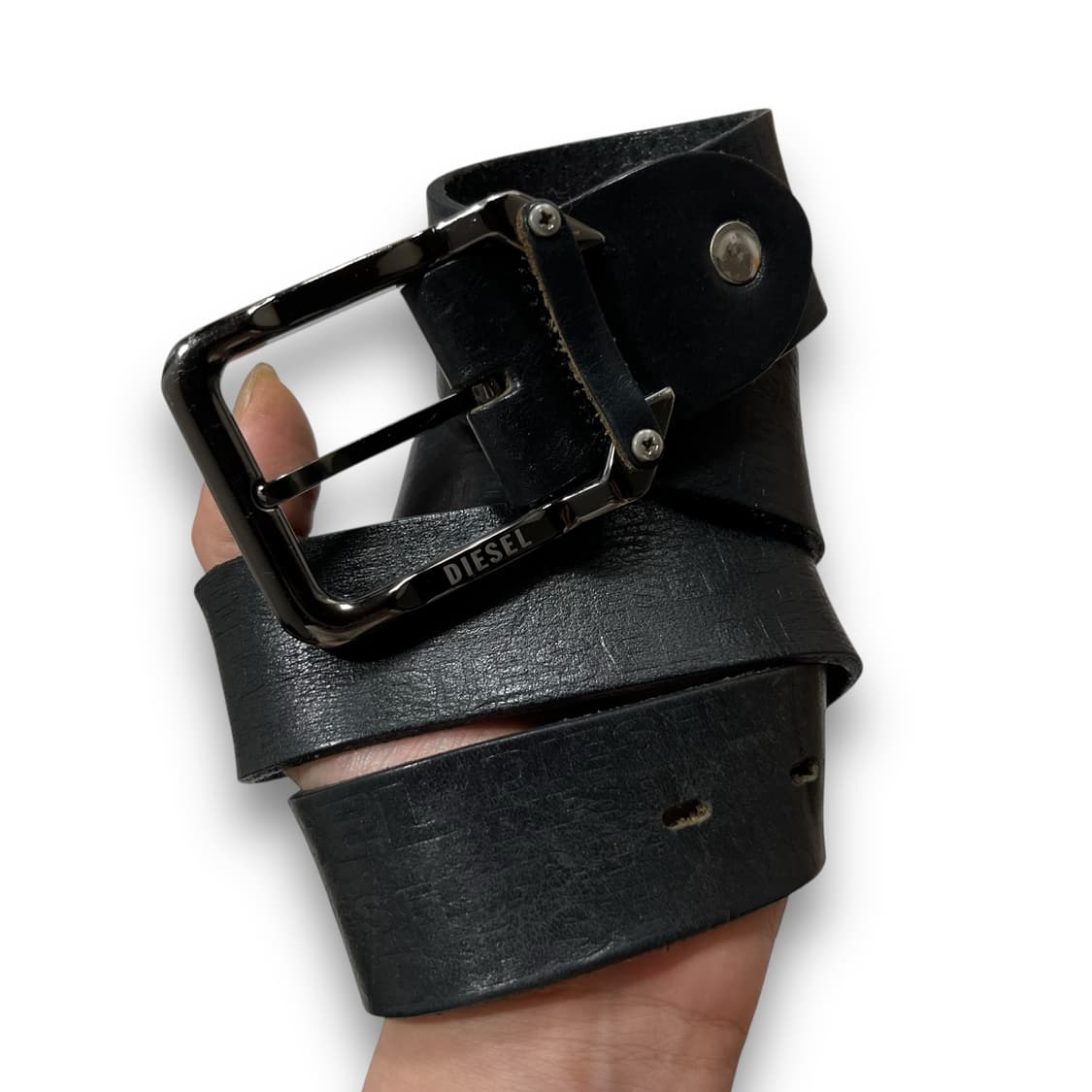 DIESEL Rock Chic King Leather Belt 상품이미지3