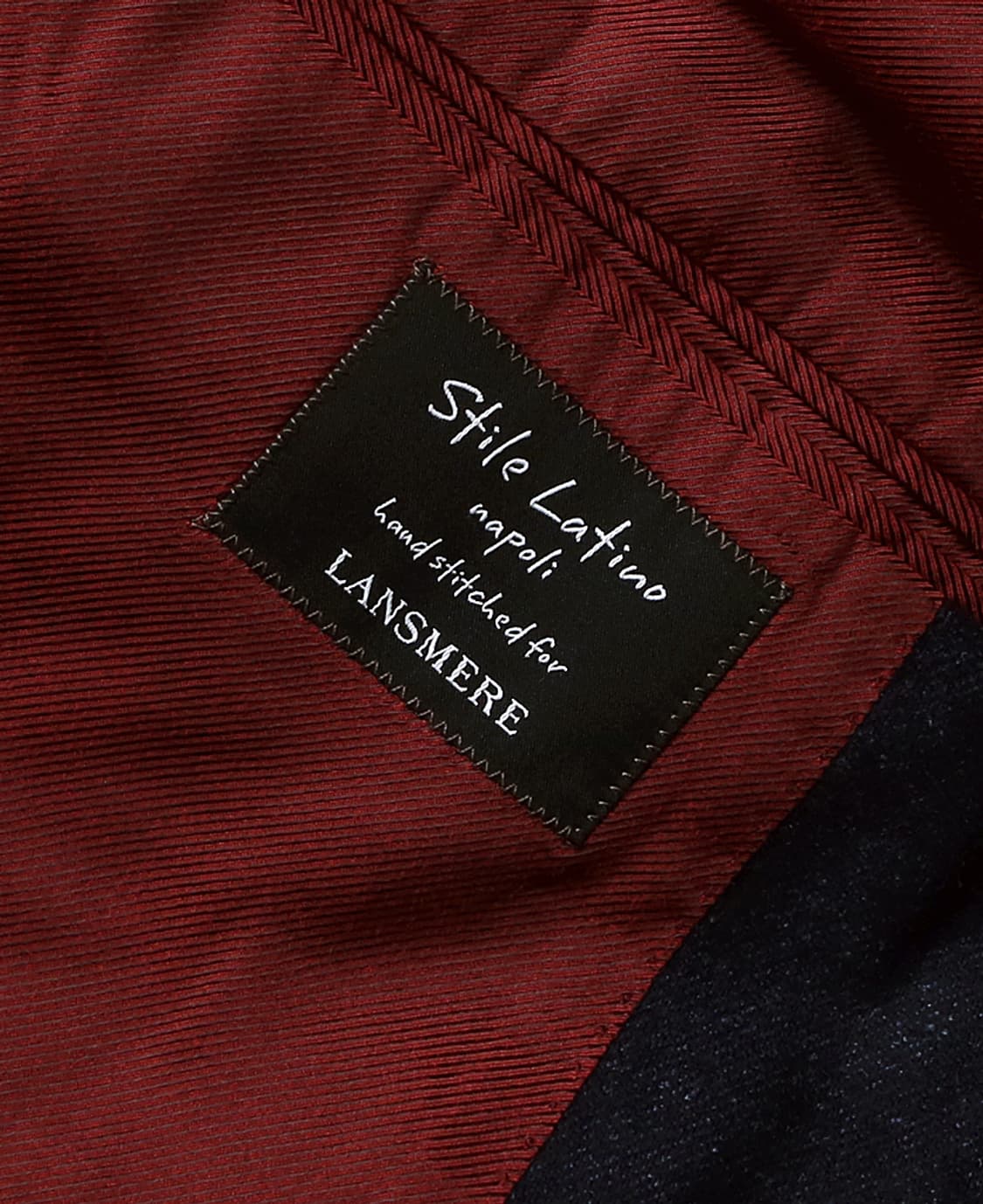 스틸레 라티노 [Stile Latino] 네이비 울 이태리 더블 자켓 상품이미지6