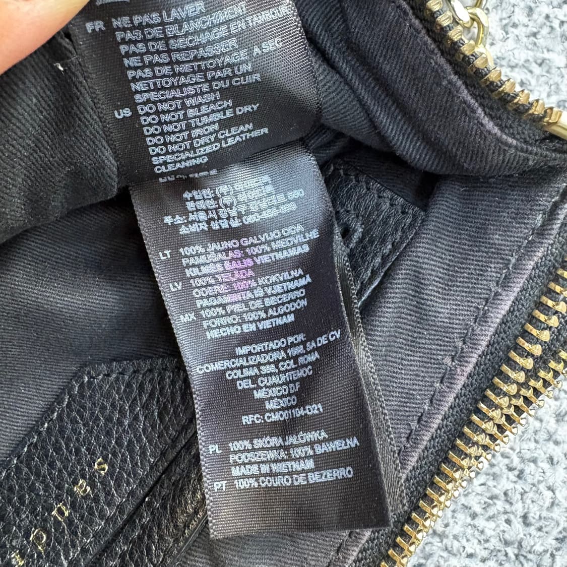 산드로 더블지퍼 크로스백 0413J 상품이미지10