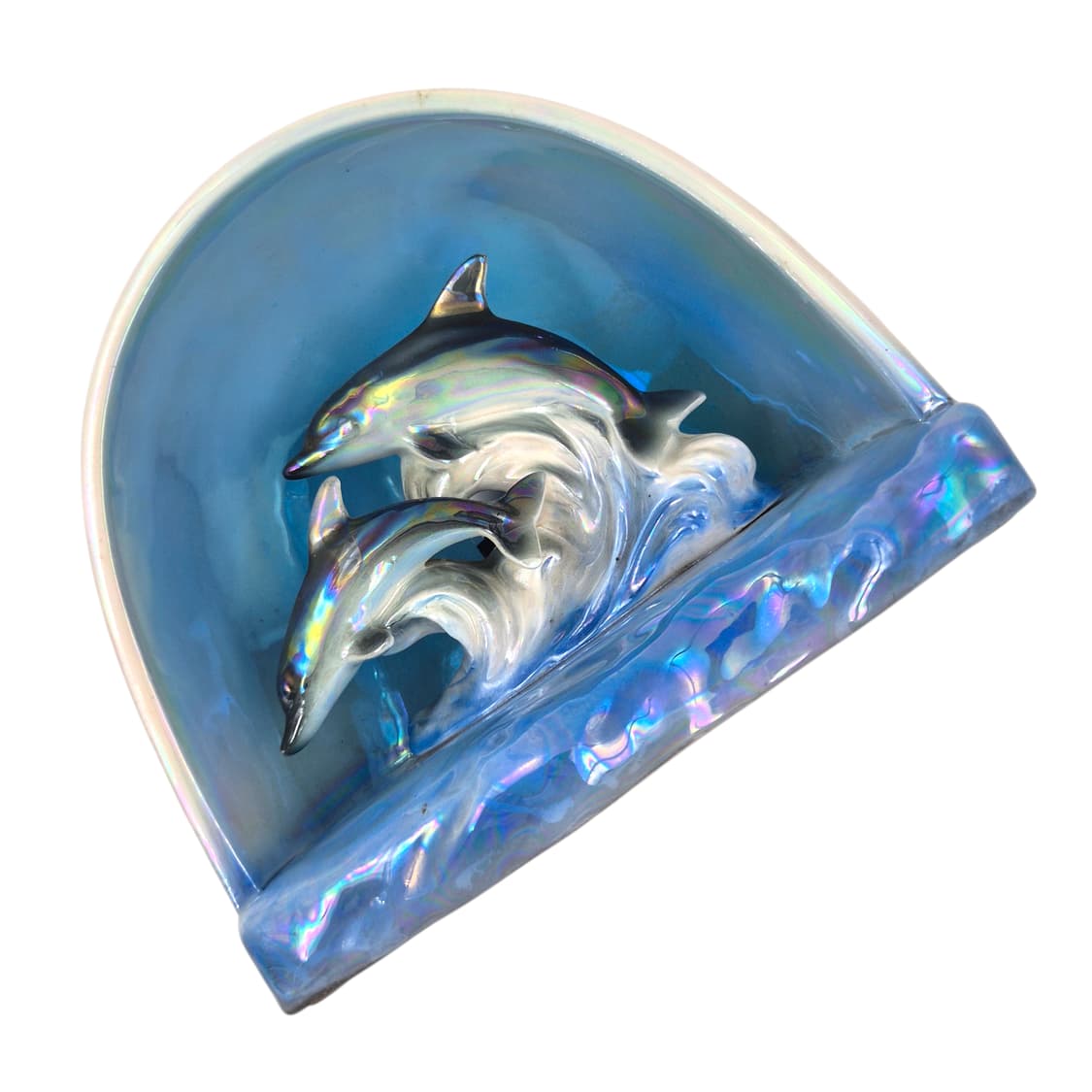 80s 가토 공예 헤엄 돌고래 오로라 돔 램프 상품이미지6