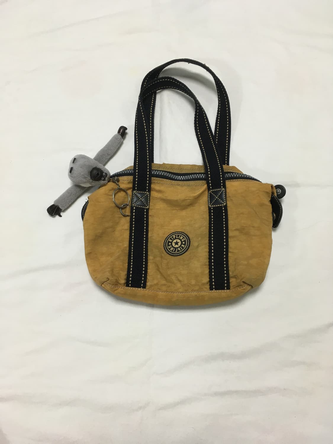 키플링 kipling 옐로브라운 토트백 상품이미지1