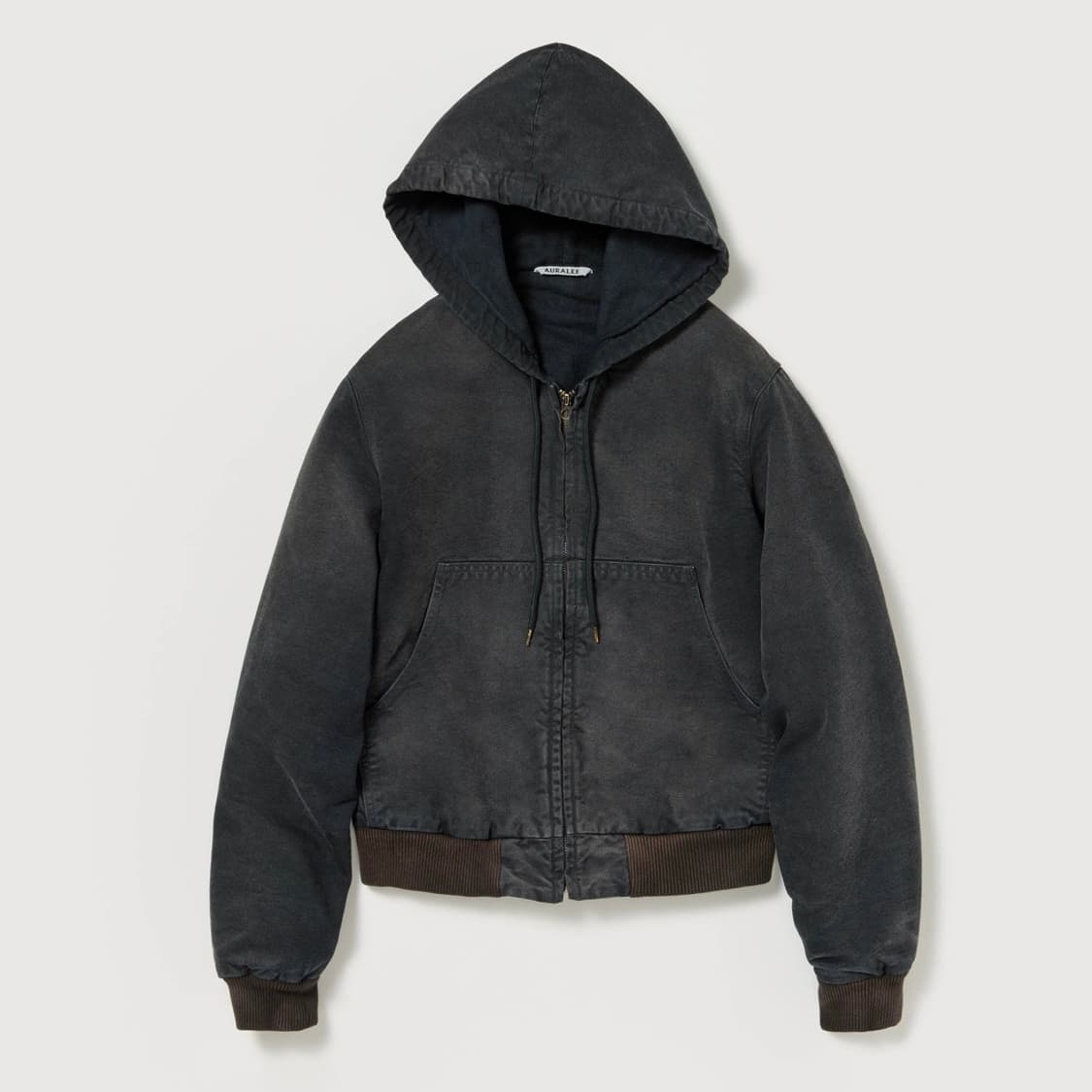 (새상품) 25FW 오라리 프로덕트 다이드 오가닉 코튼 덕 후드 집업 상품이미지1