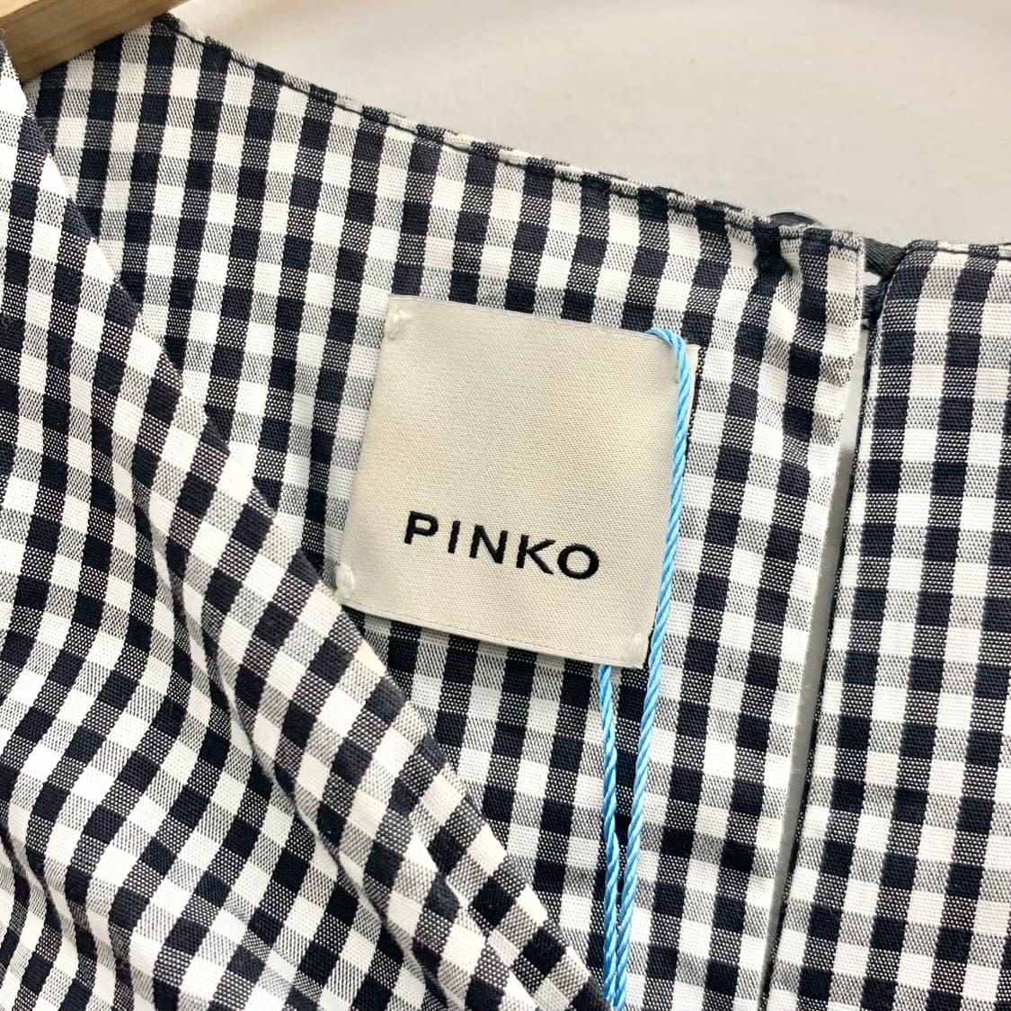 PINKO 핀코 체크 리본 블라우스  상품이미지4