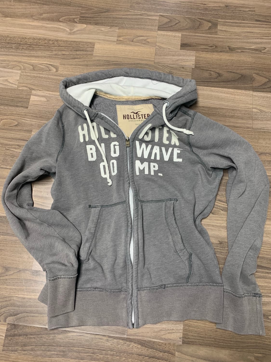 홀리스터 후드집업 S,그레이 상품이미지5