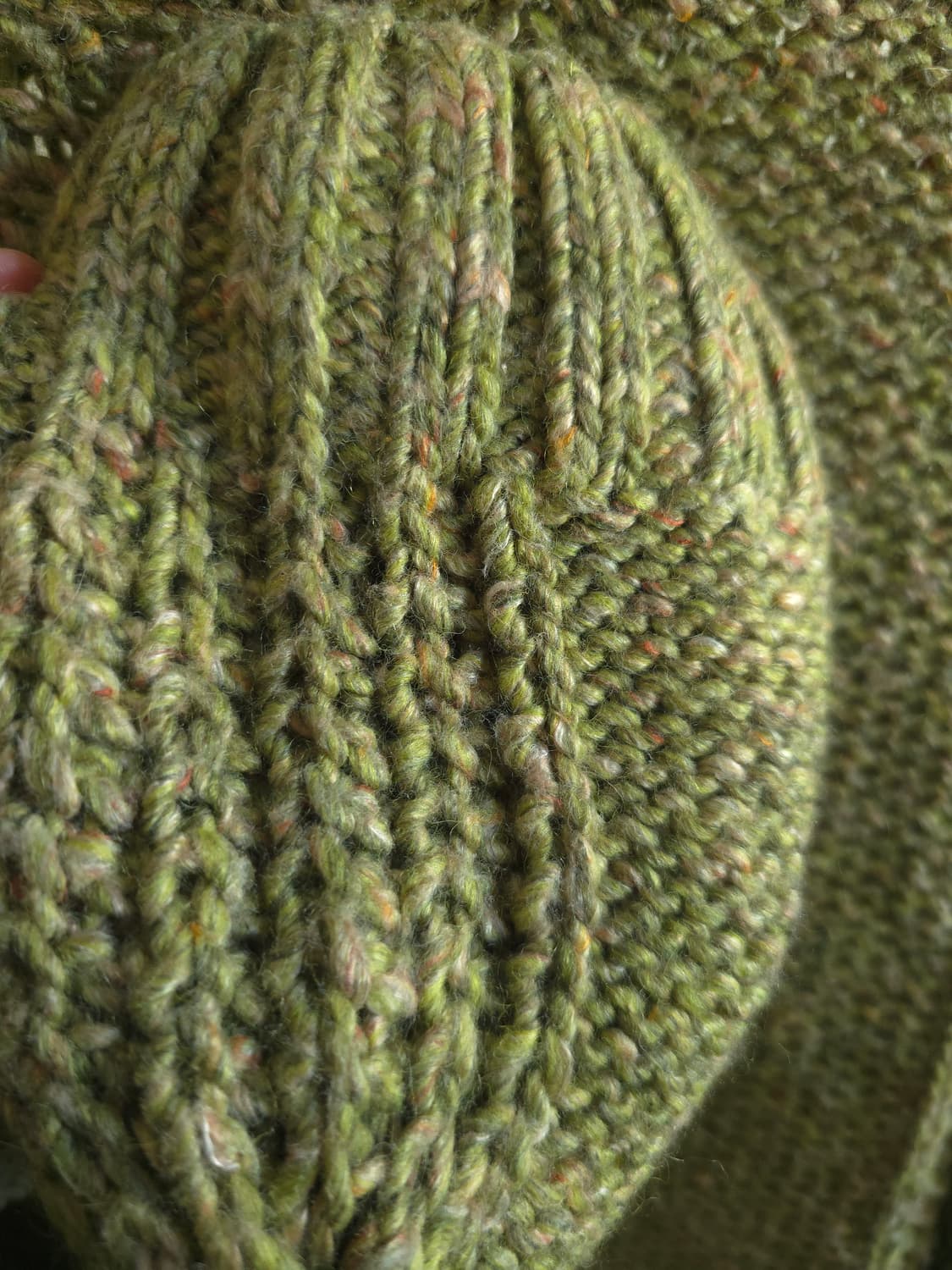 이탈리아 빈티지 울 혼방 케이블 니트  상품이미지7