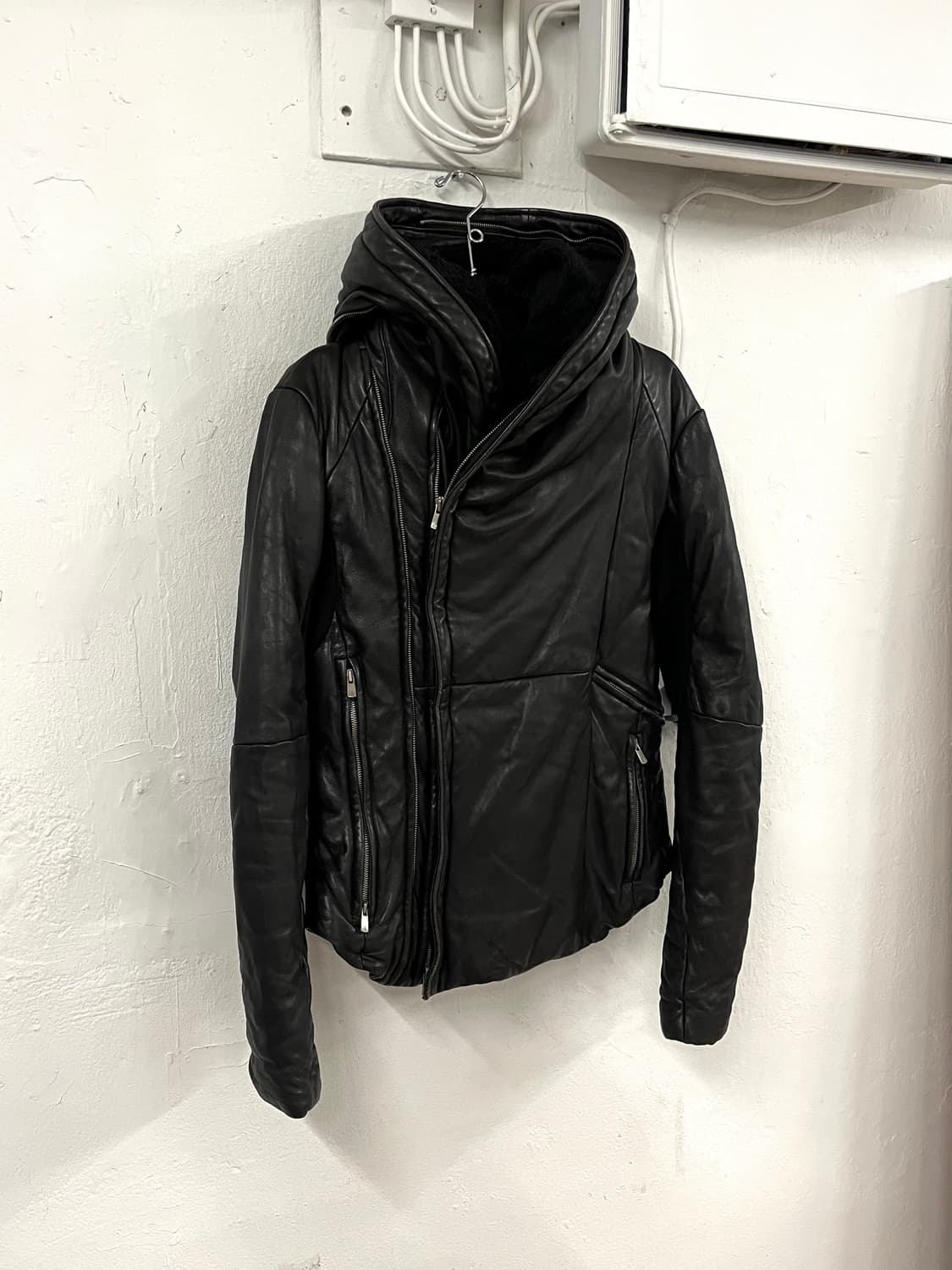 BAJRA 바즈라 2011 FW 레더 김프 후드 자켓 상품이미지2